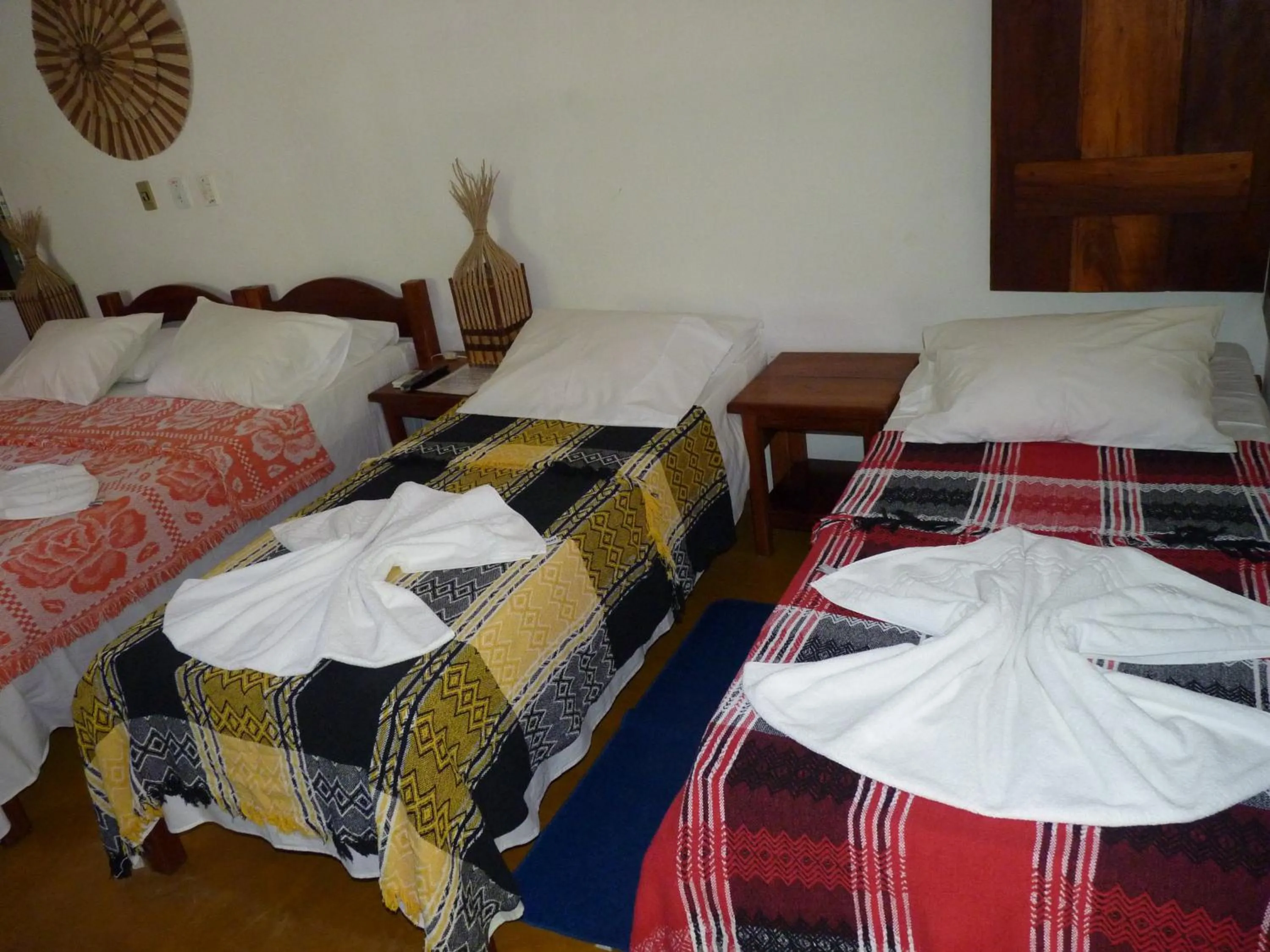 Bed in Pousada Meu Sossego