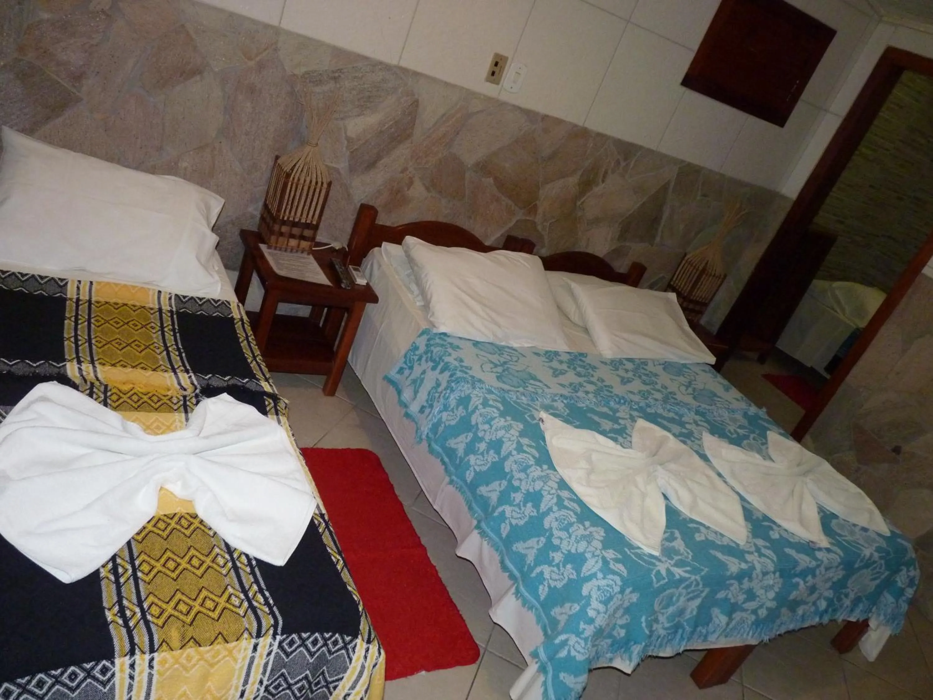 Bed in Pousada Meu Sossego