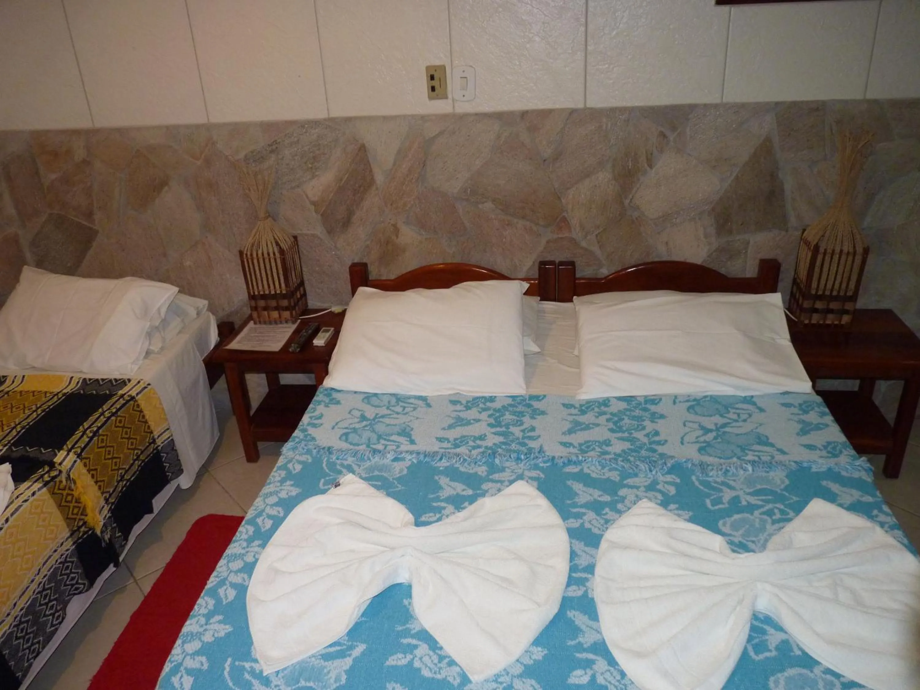 Bed in Pousada Meu Sossego