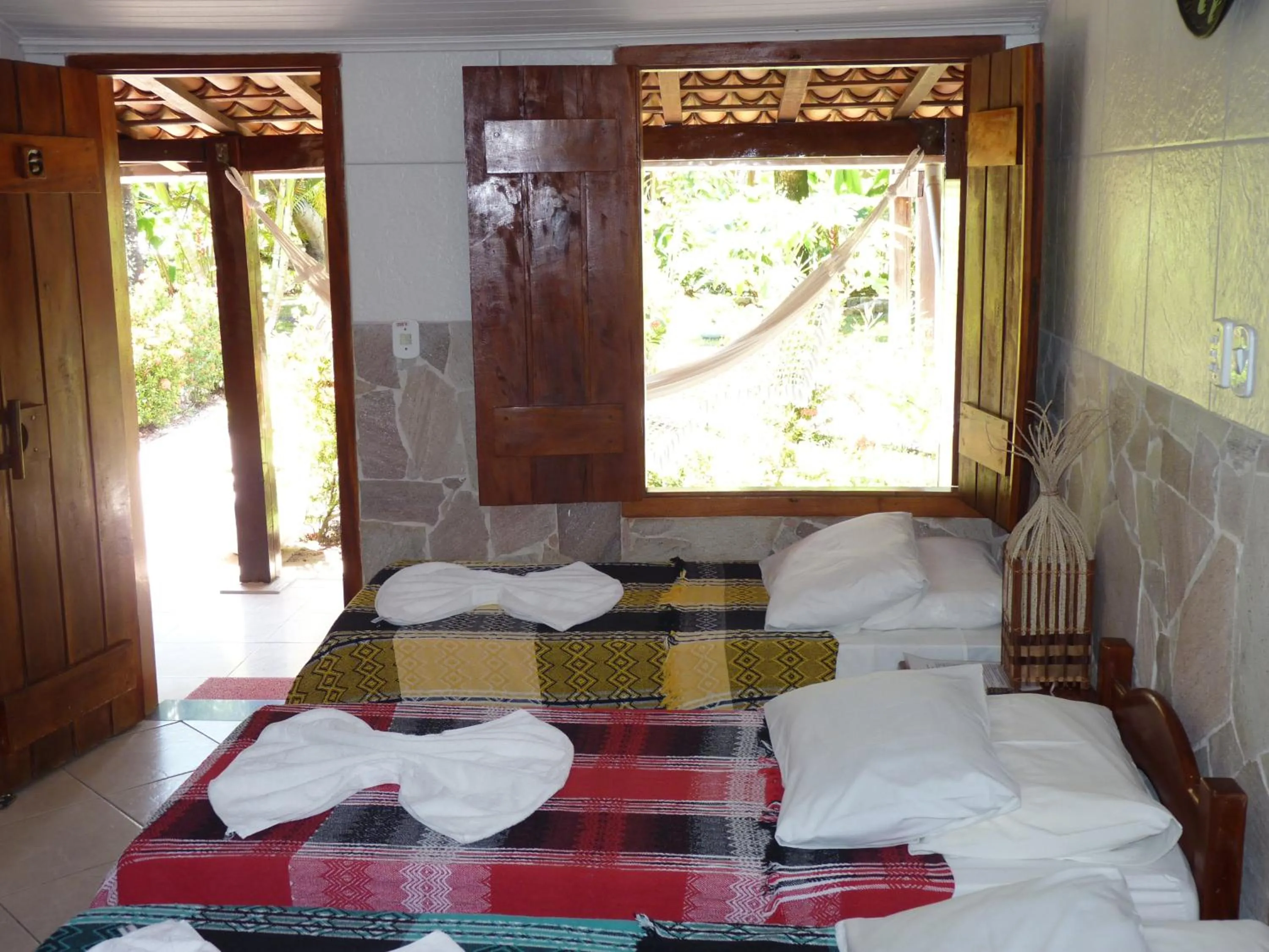 Bed in Pousada Meu Sossego