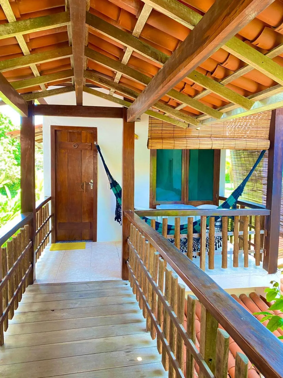 Balcony/Terrace in Pousada Meu Sossego