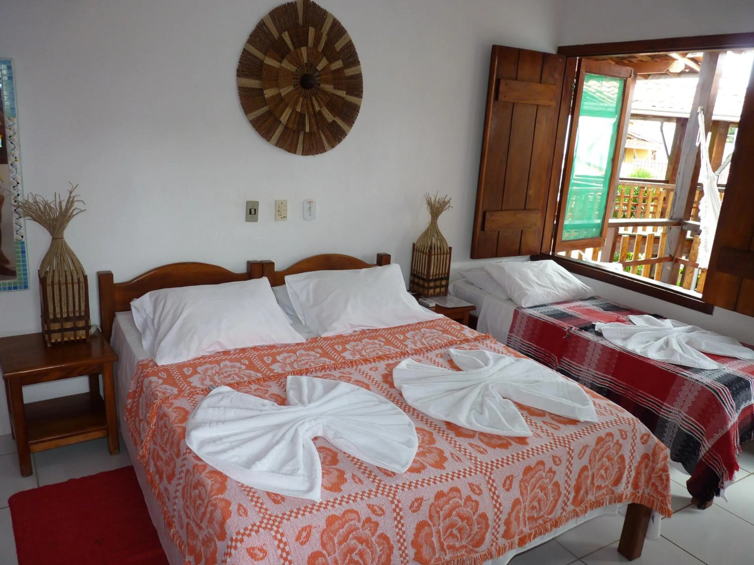 Bed in Pousada Meu Sossego