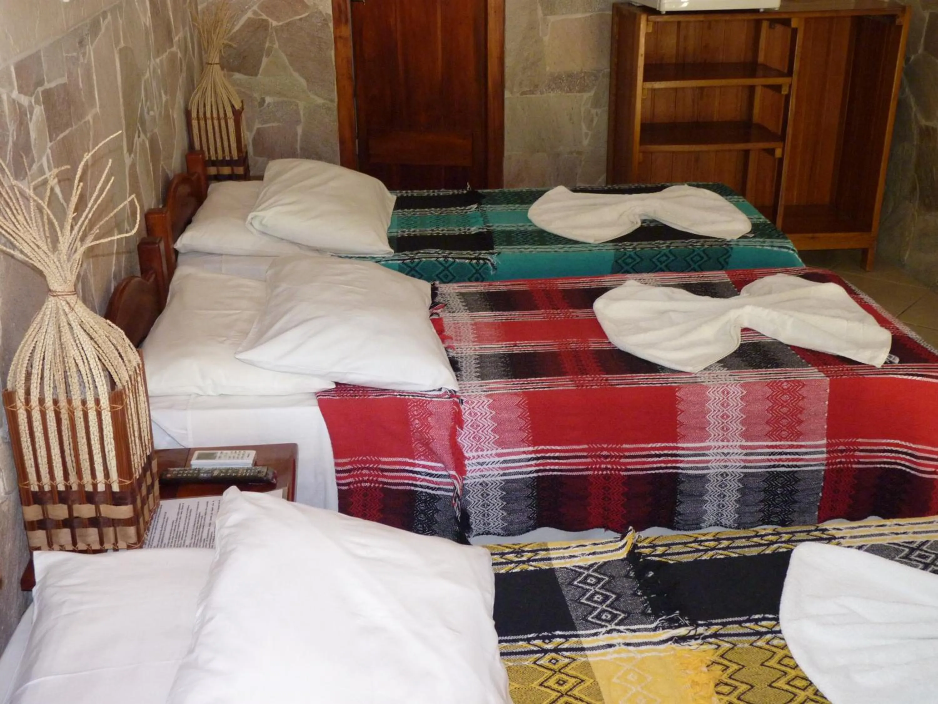 Bed in Pousada Meu Sossego