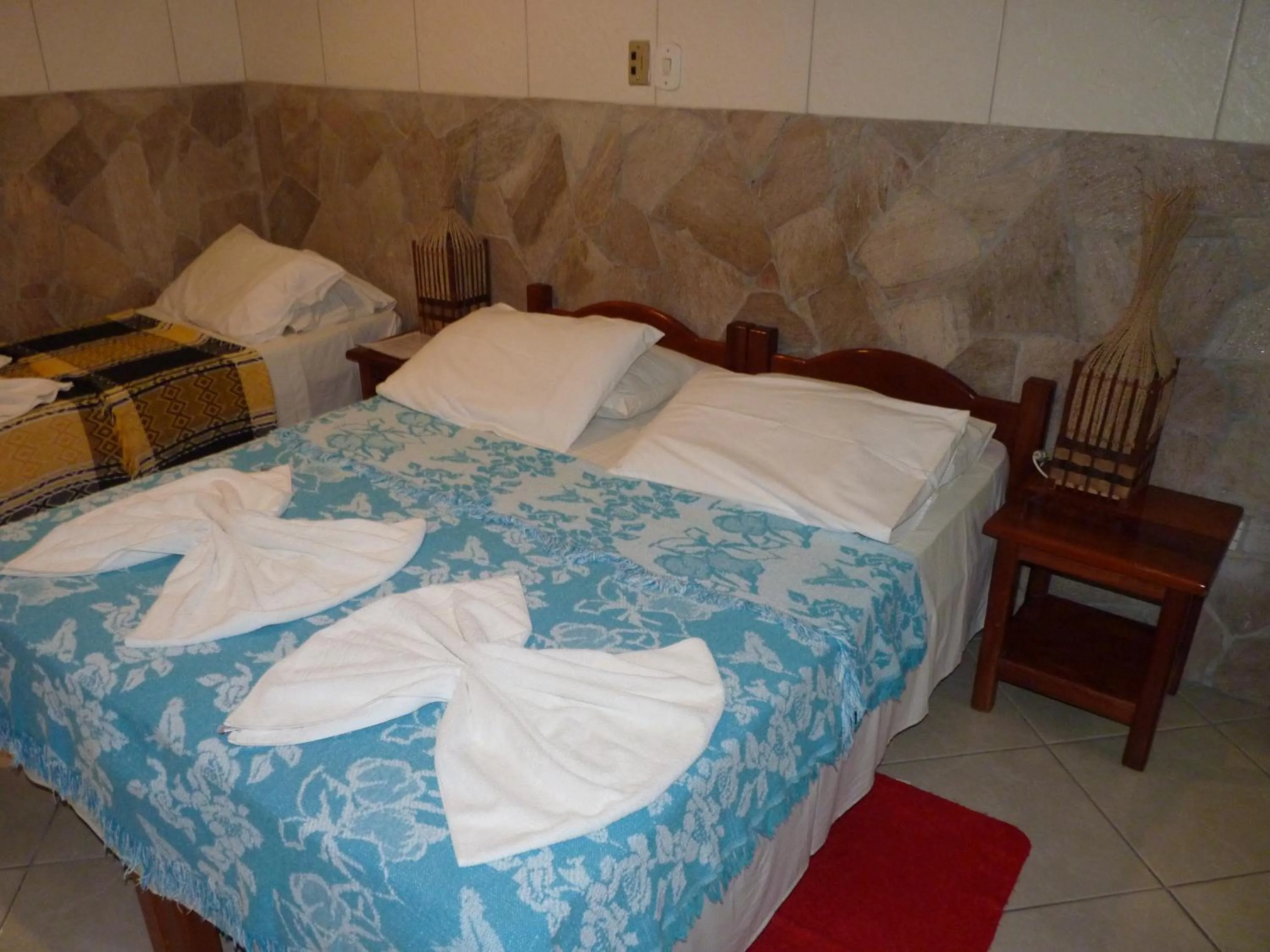 Bed in Pousada Meu Sossego