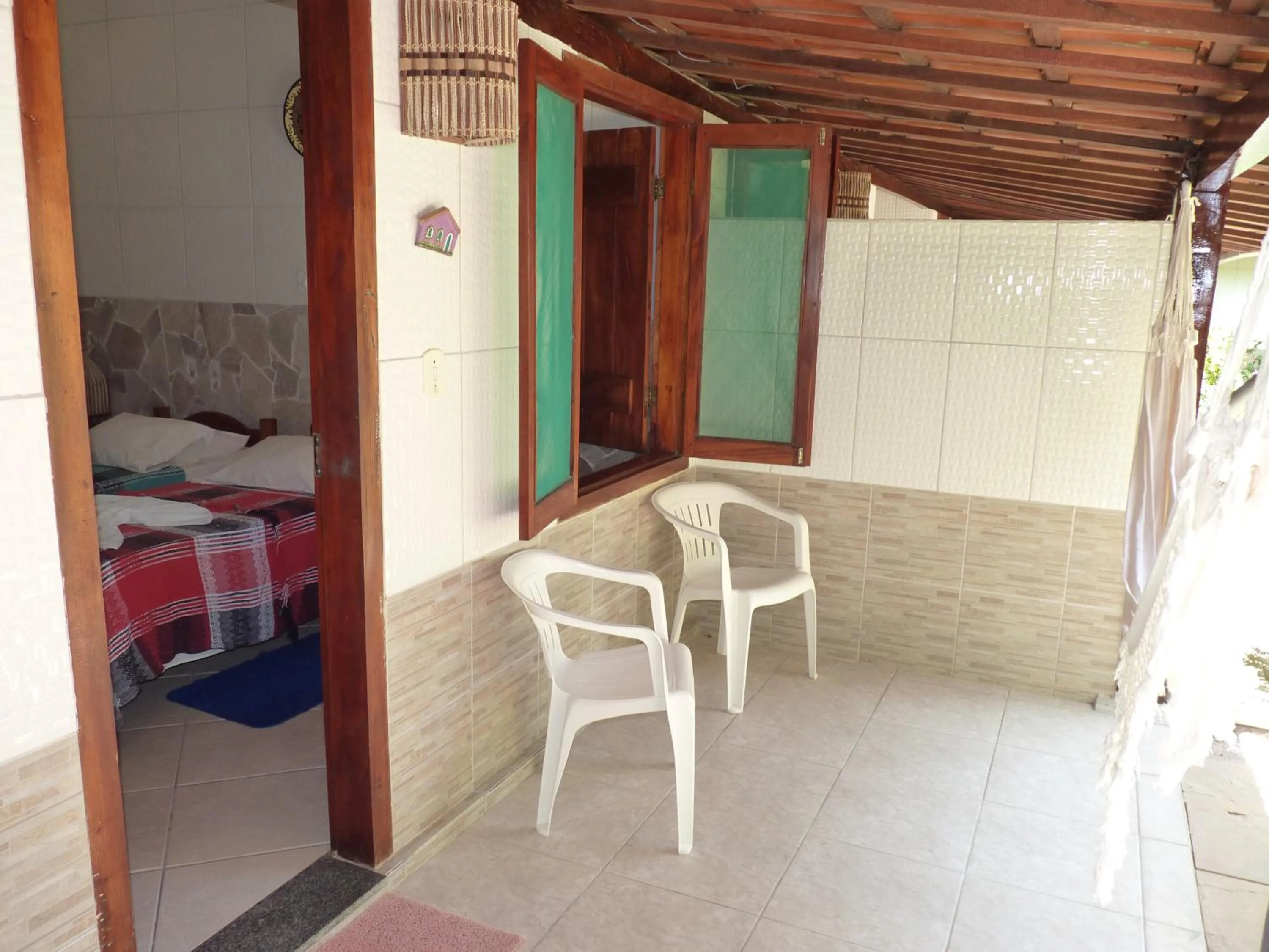 Balcony/Terrace in Pousada Meu Sossego