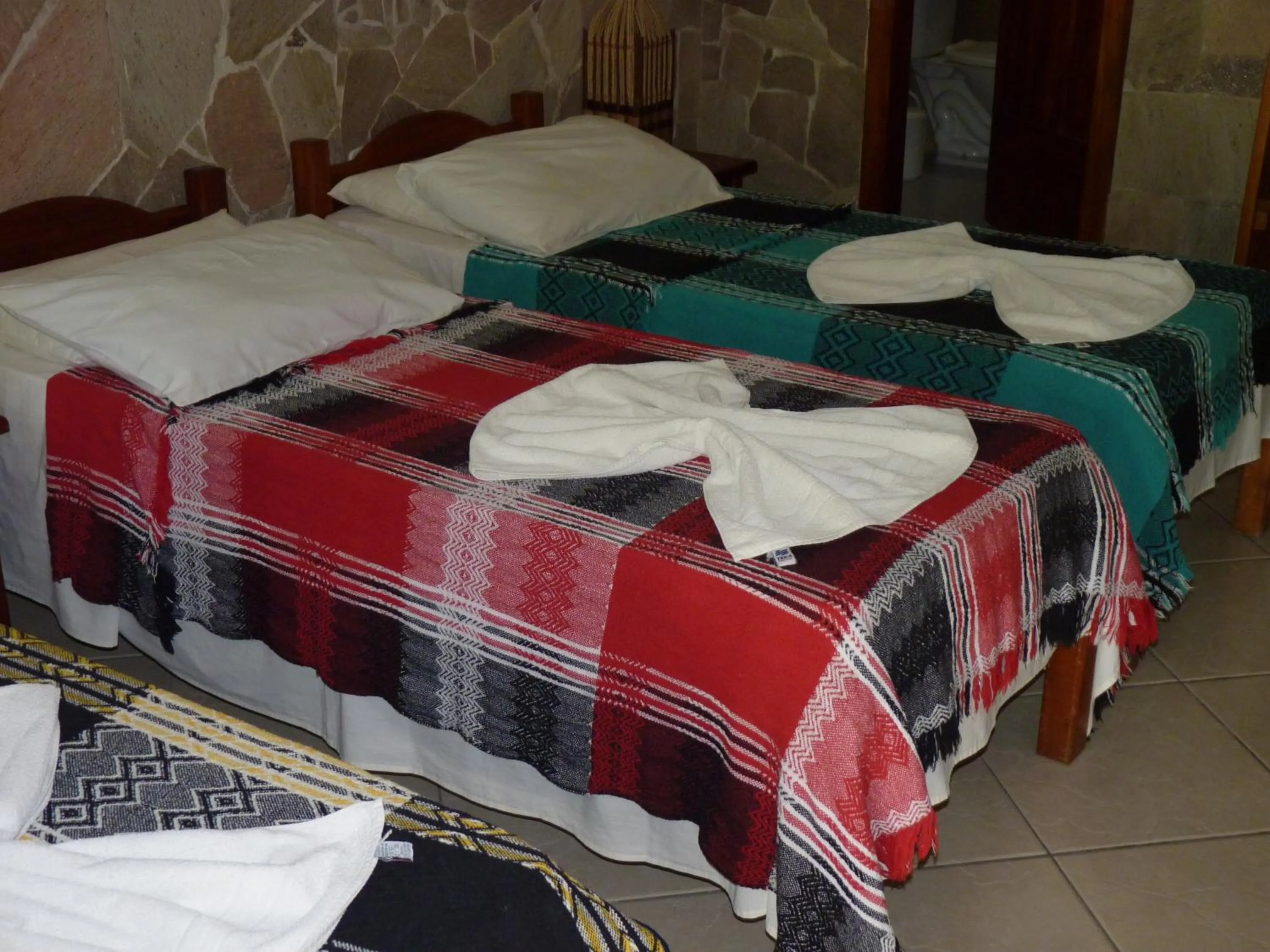 Bed in Pousada Meu Sossego