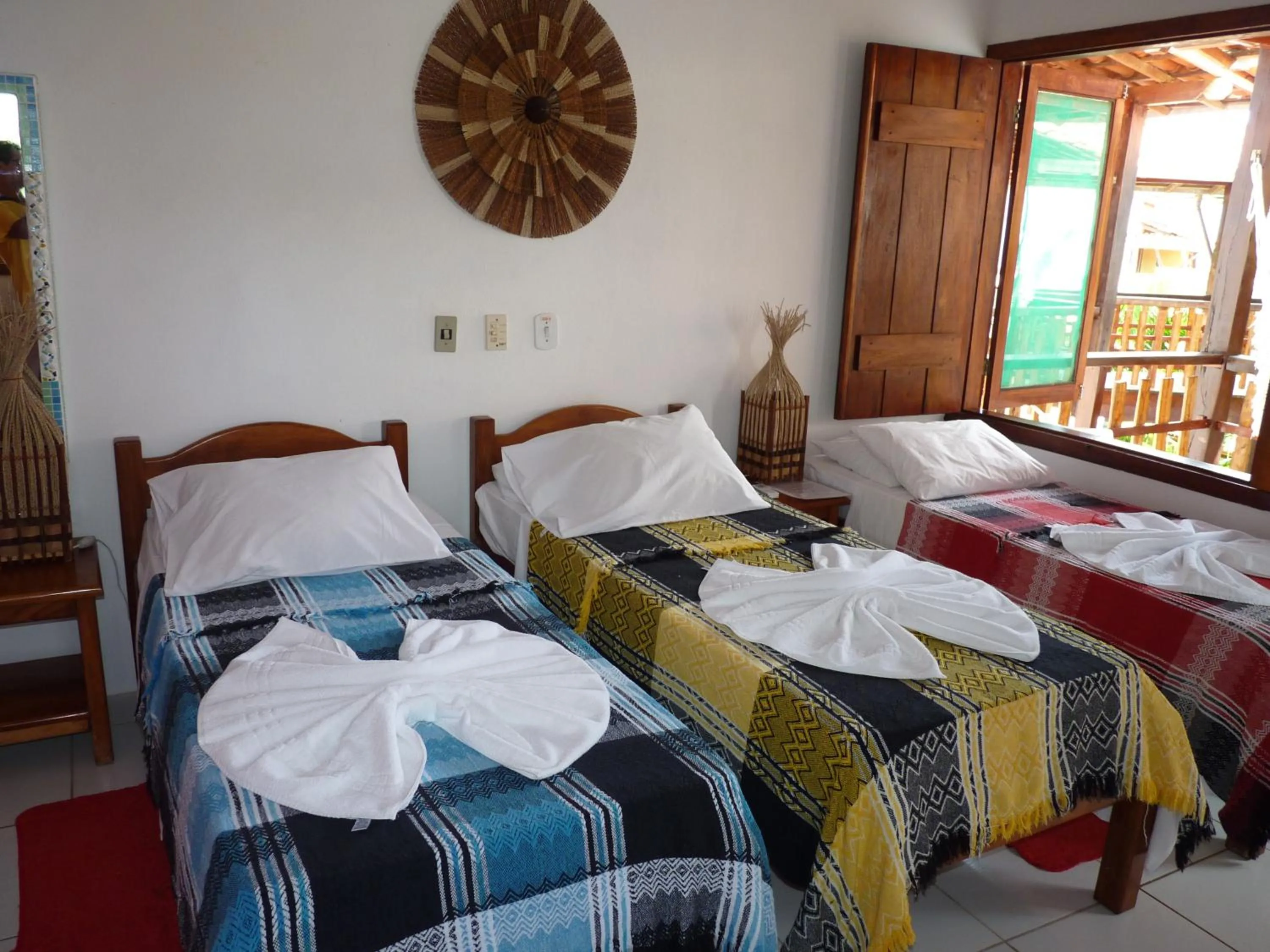 Bed in Pousada Meu Sossego