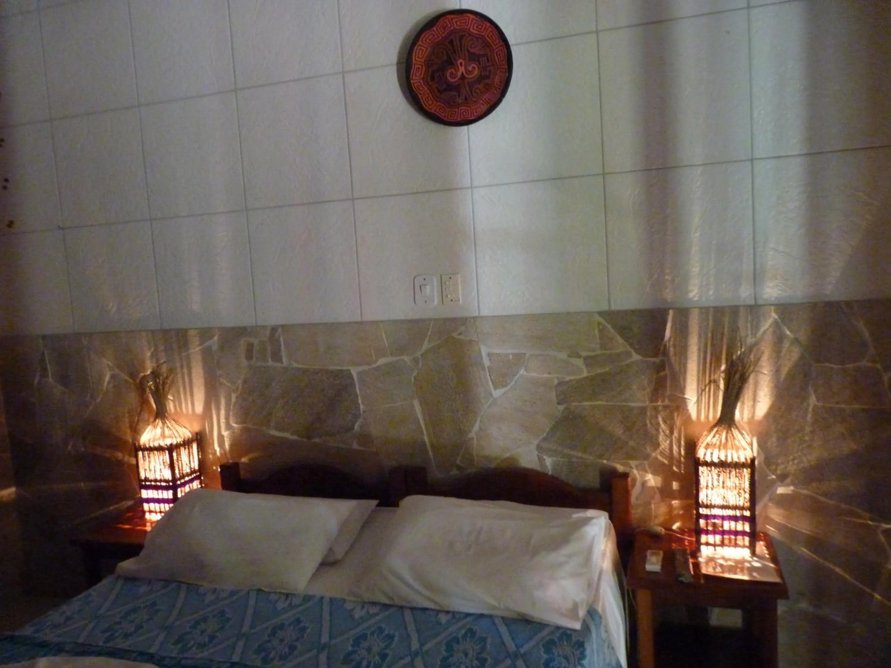 Decorative detail, Bed in Pousada Meu Sossego