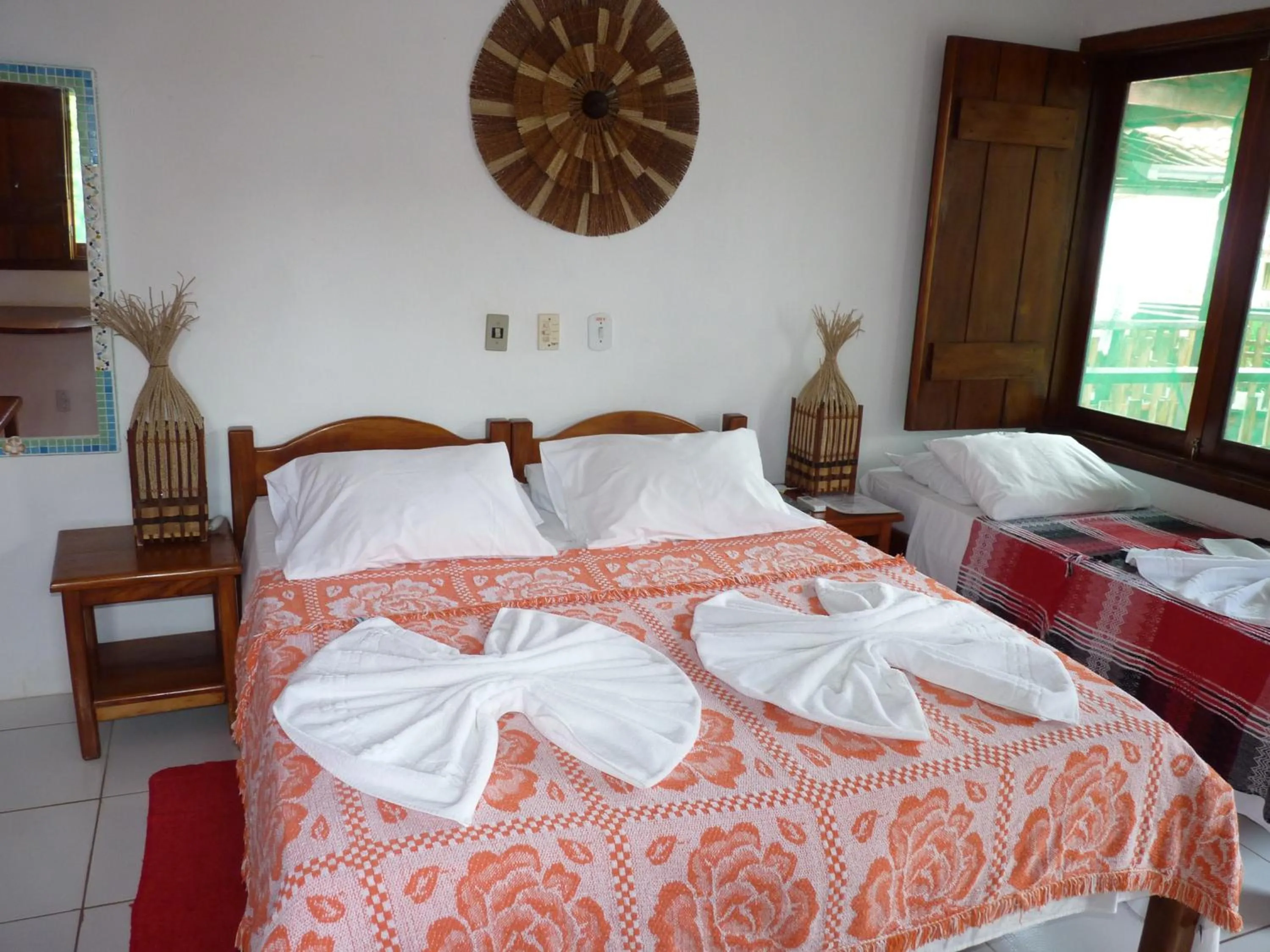 Bed in Pousada Meu Sossego