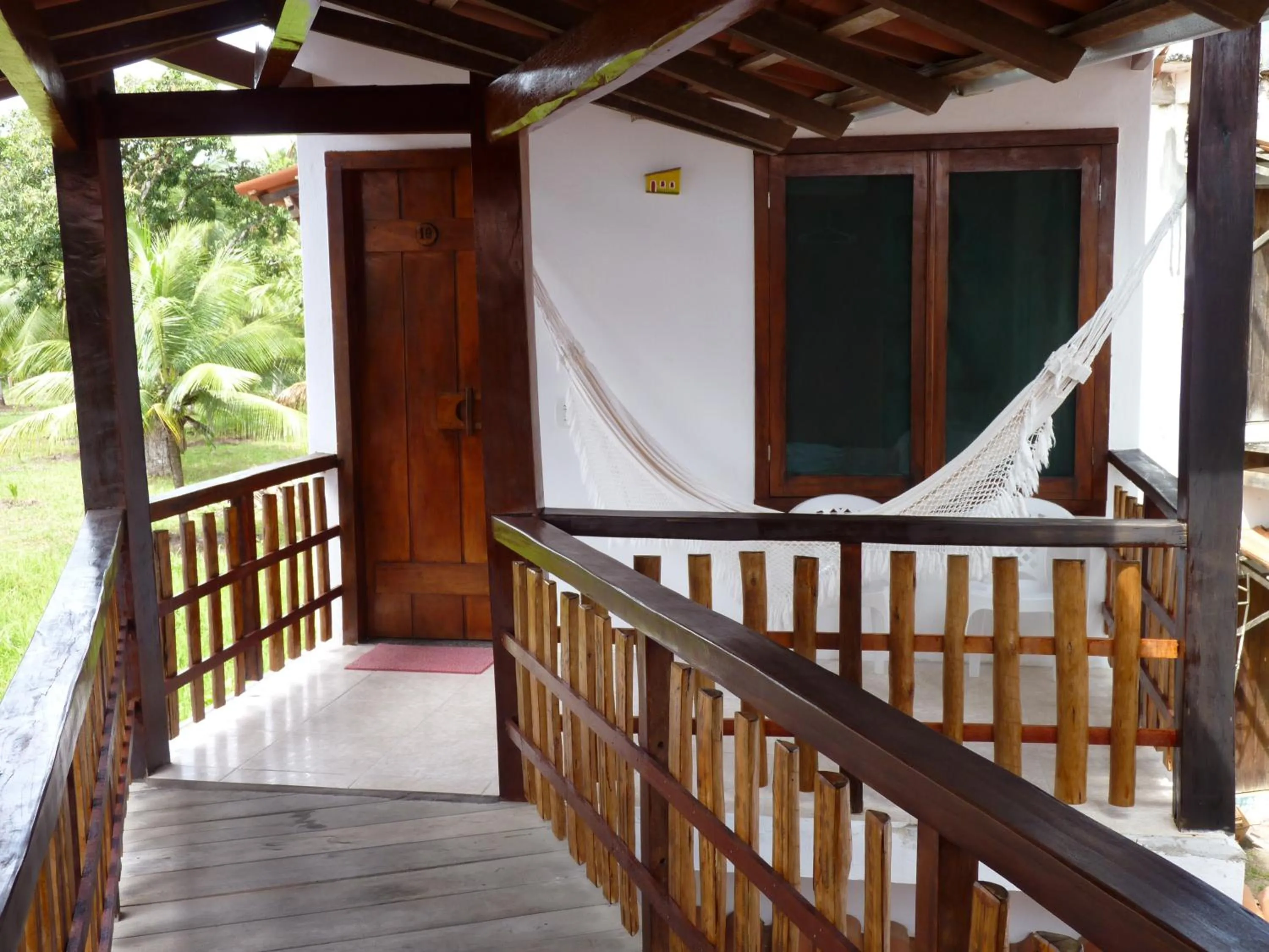 Balcony/Terrace in Pousada Meu Sossego