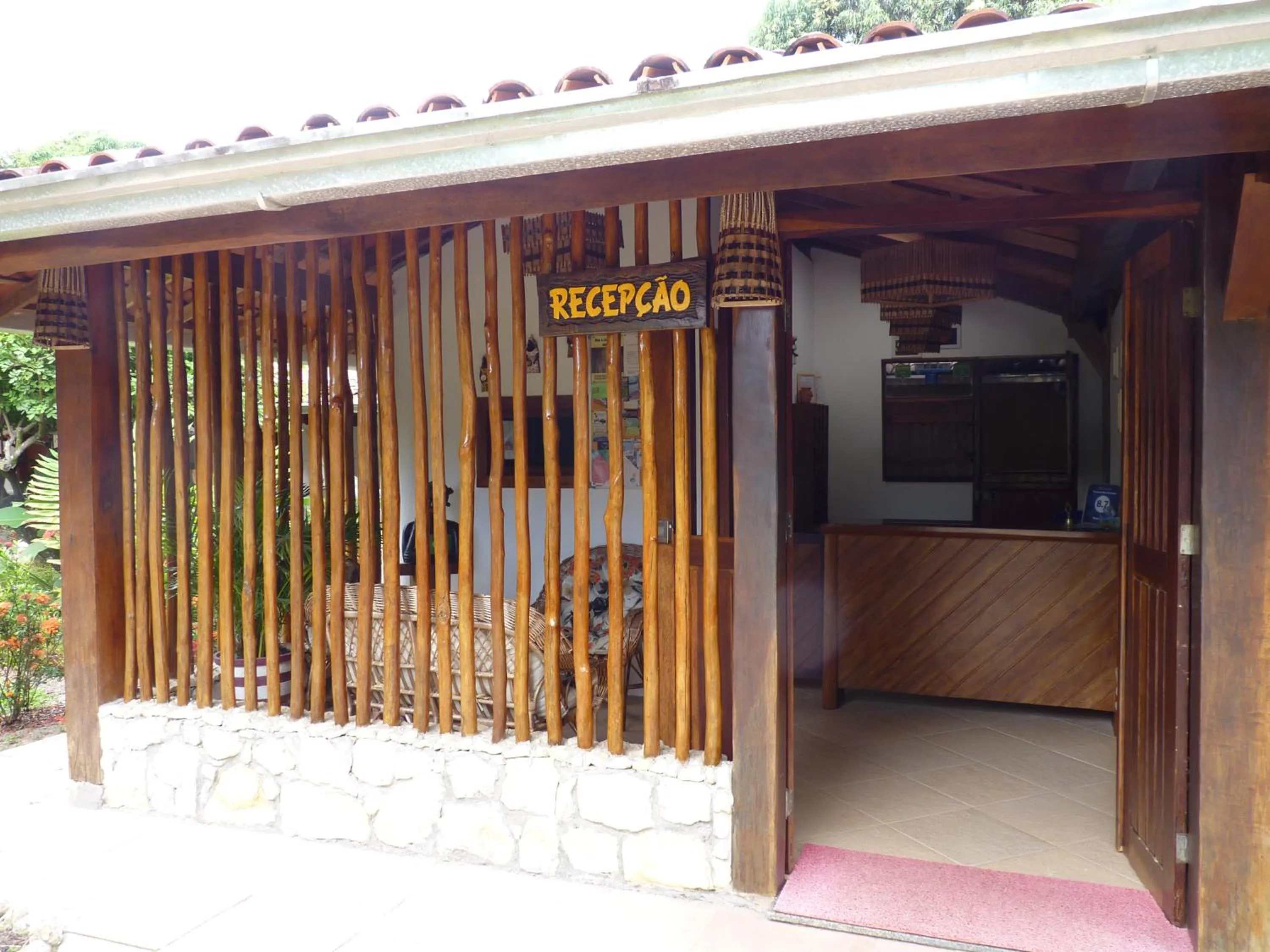 Lobby or reception in Pousada Meu Sossego