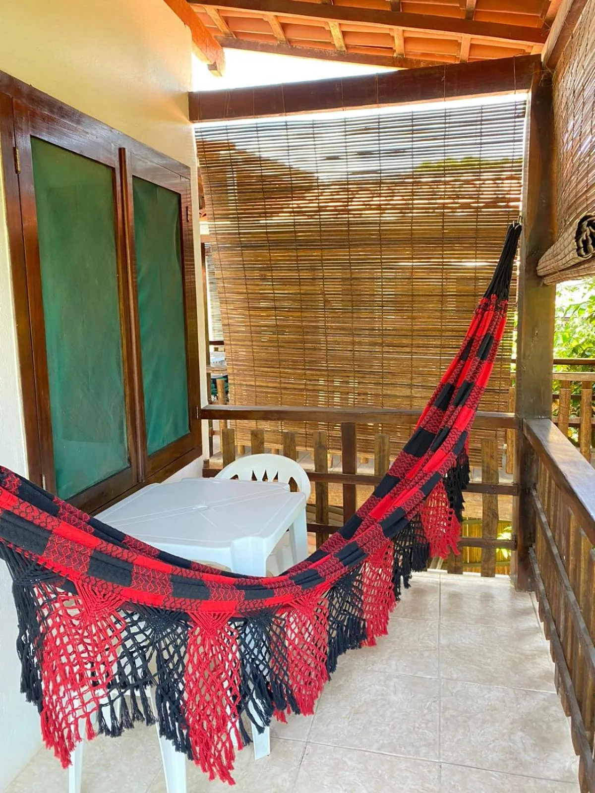 Balcony/Terrace in Pousada Meu Sossego
