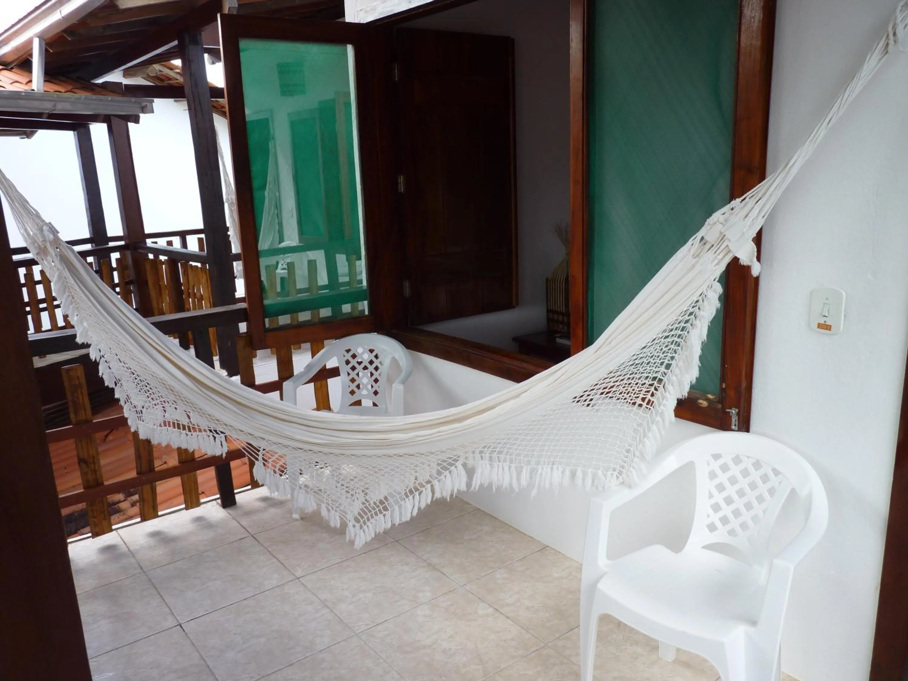 Balcony/Terrace in Pousada Meu Sossego