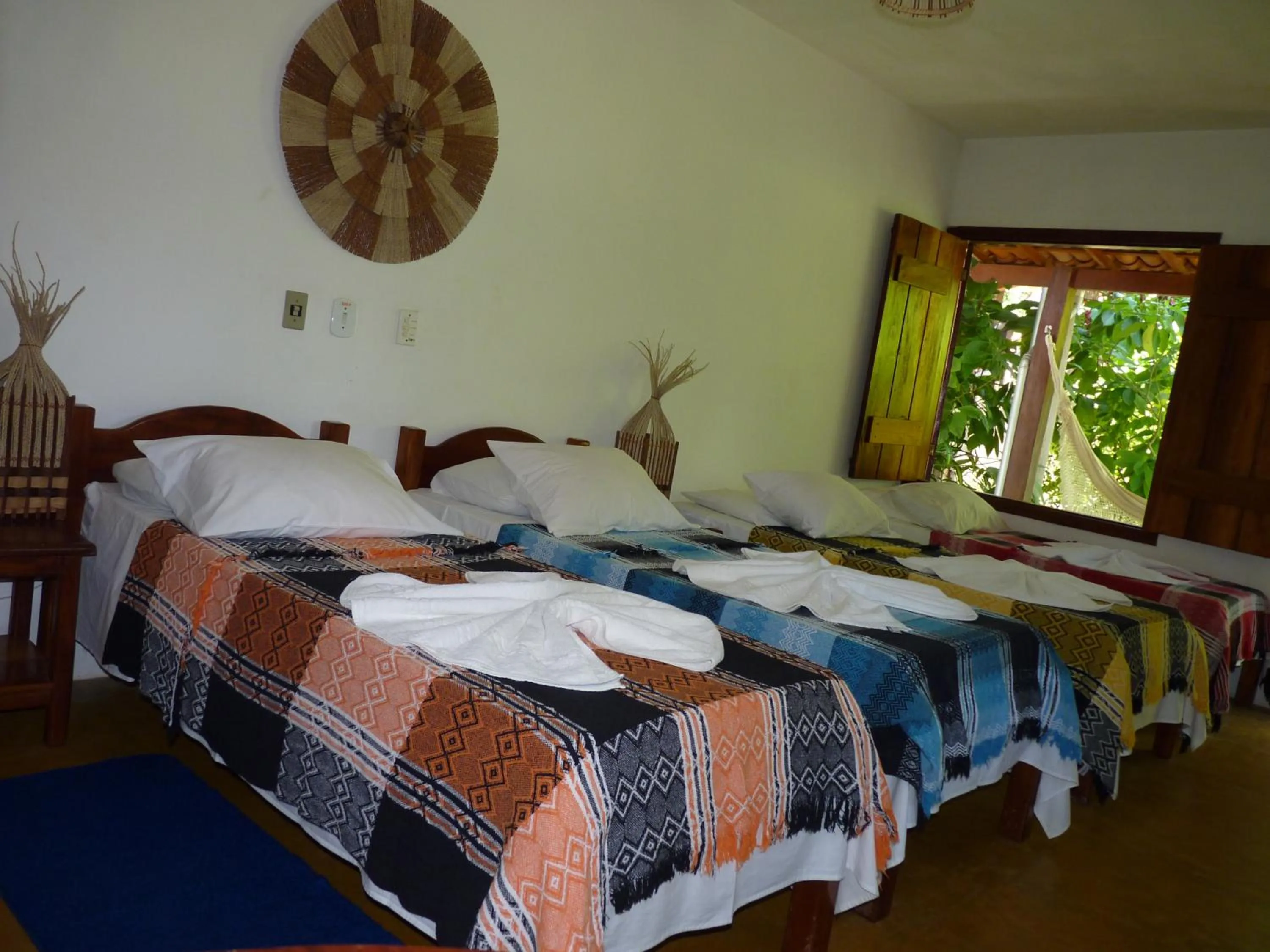 Bed in Pousada Meu Sossego