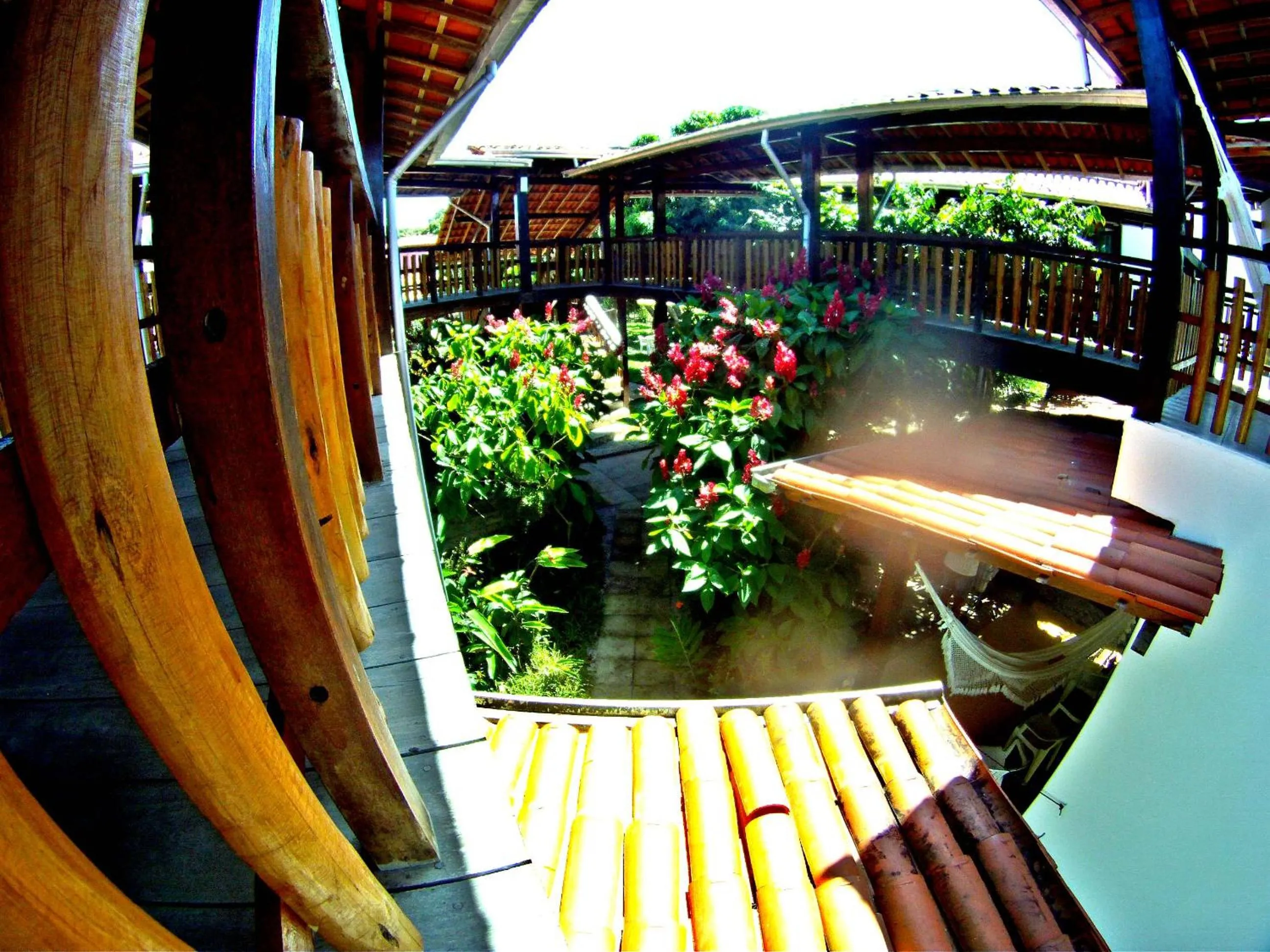 Balcony/Terrace in Pousada Meu Sossego