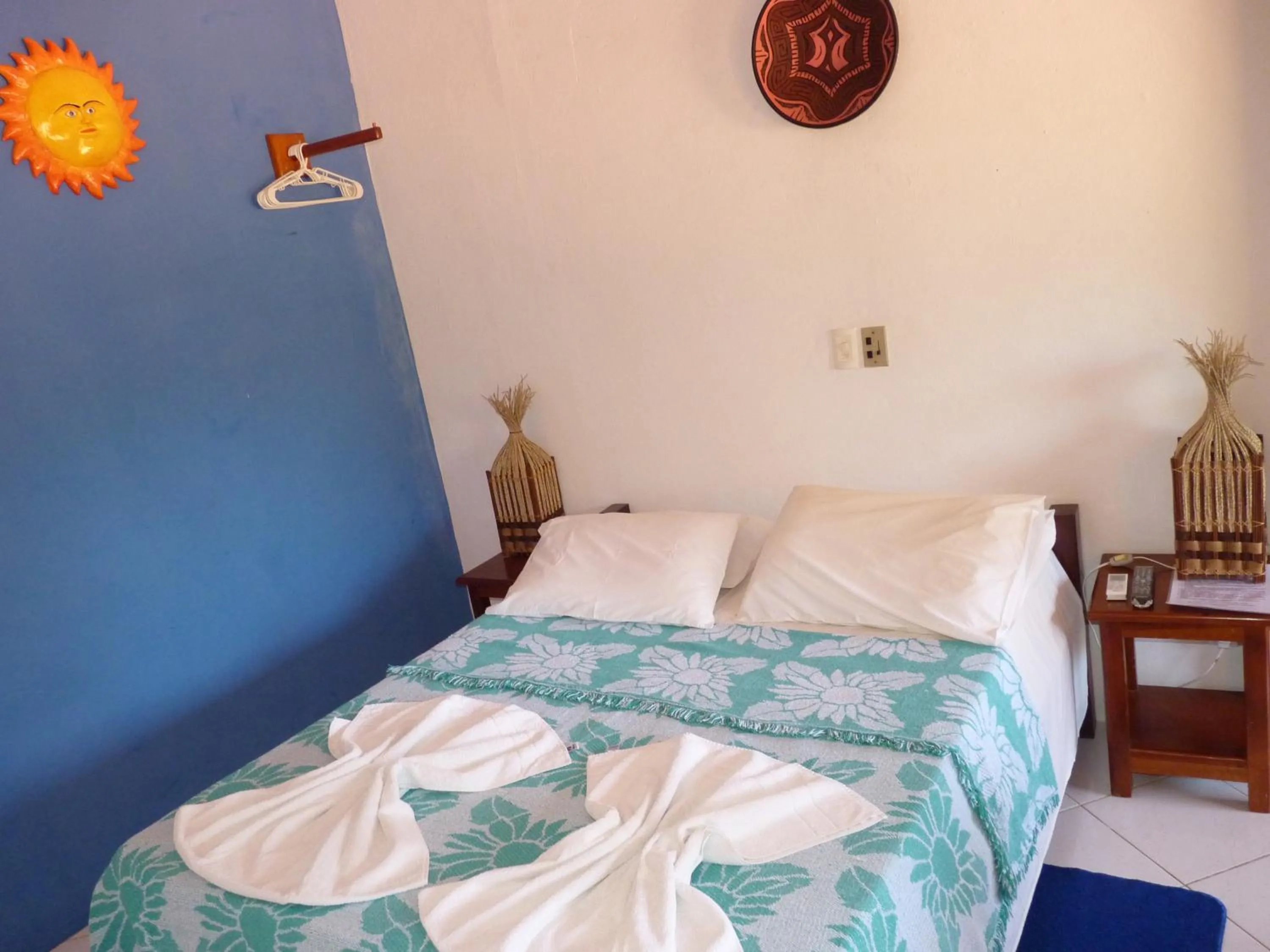Bed in Pousada Meu Sossego