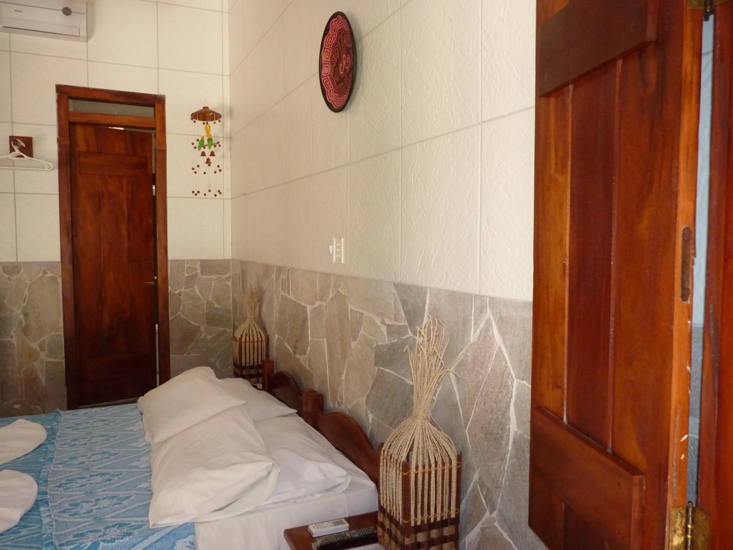 Decorative detail, Bed in Pousada Meu Sossego