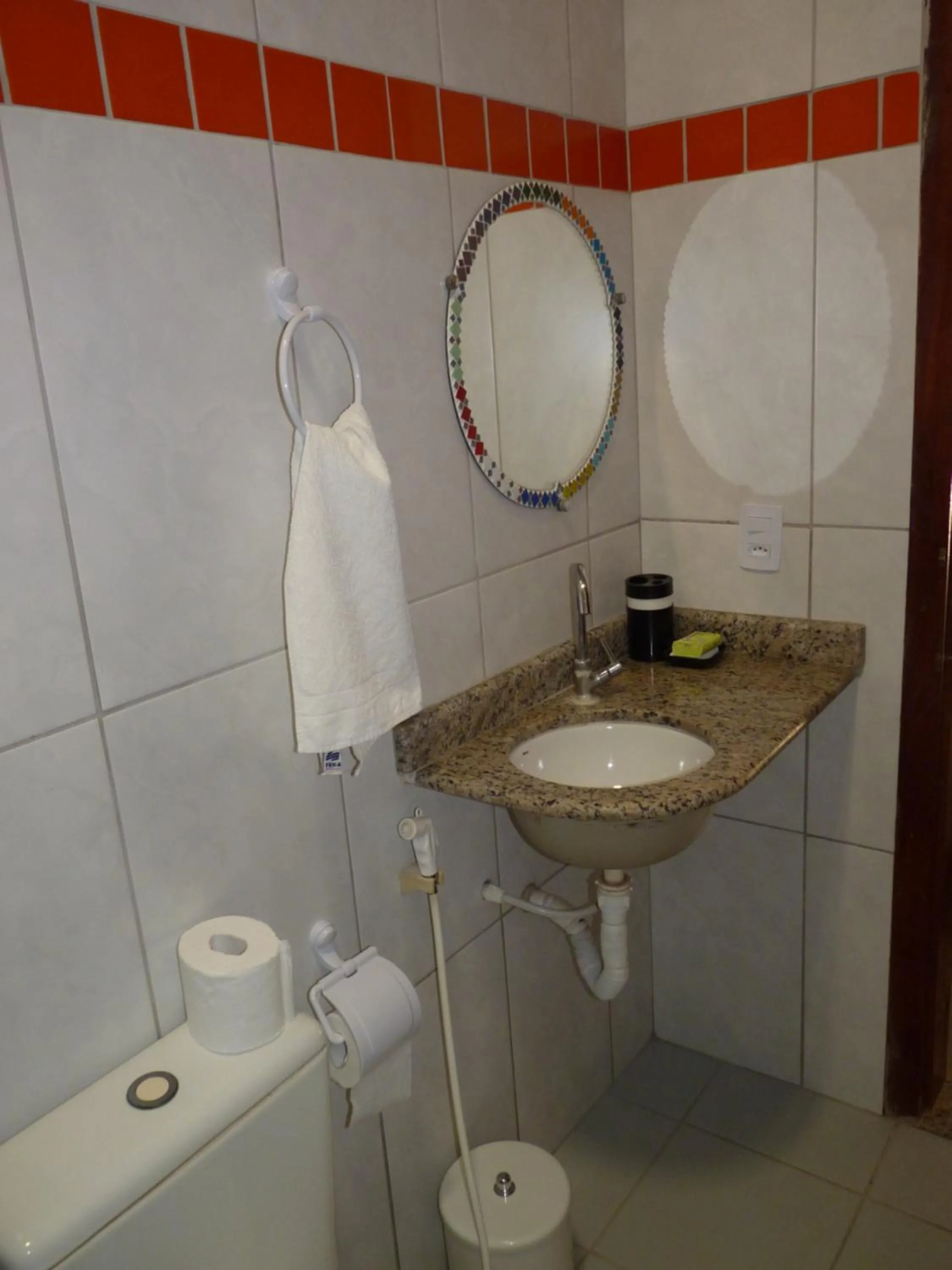 Bathroom in Pousada Meu Sossego