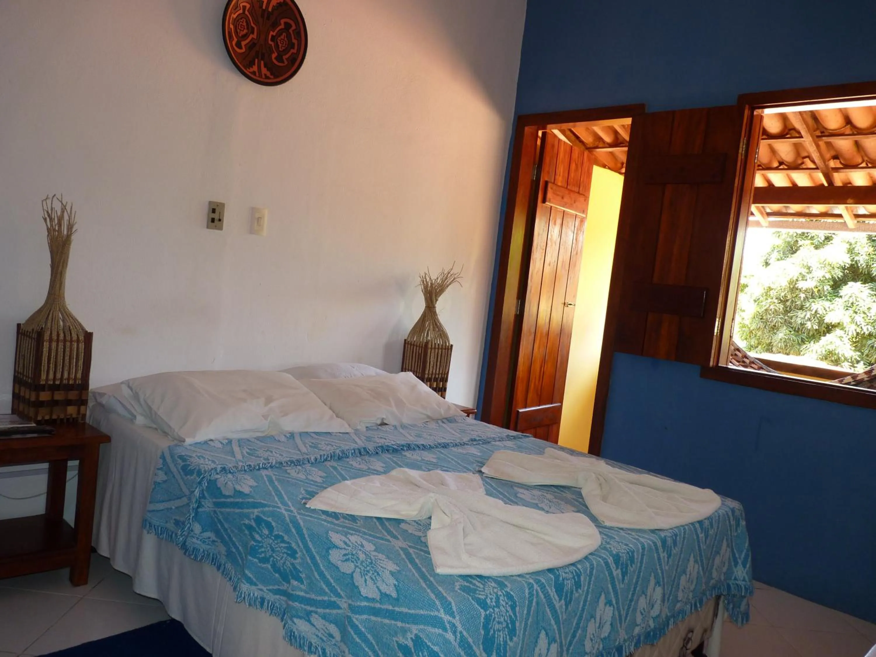 Bed in Pousada Meu Sossego