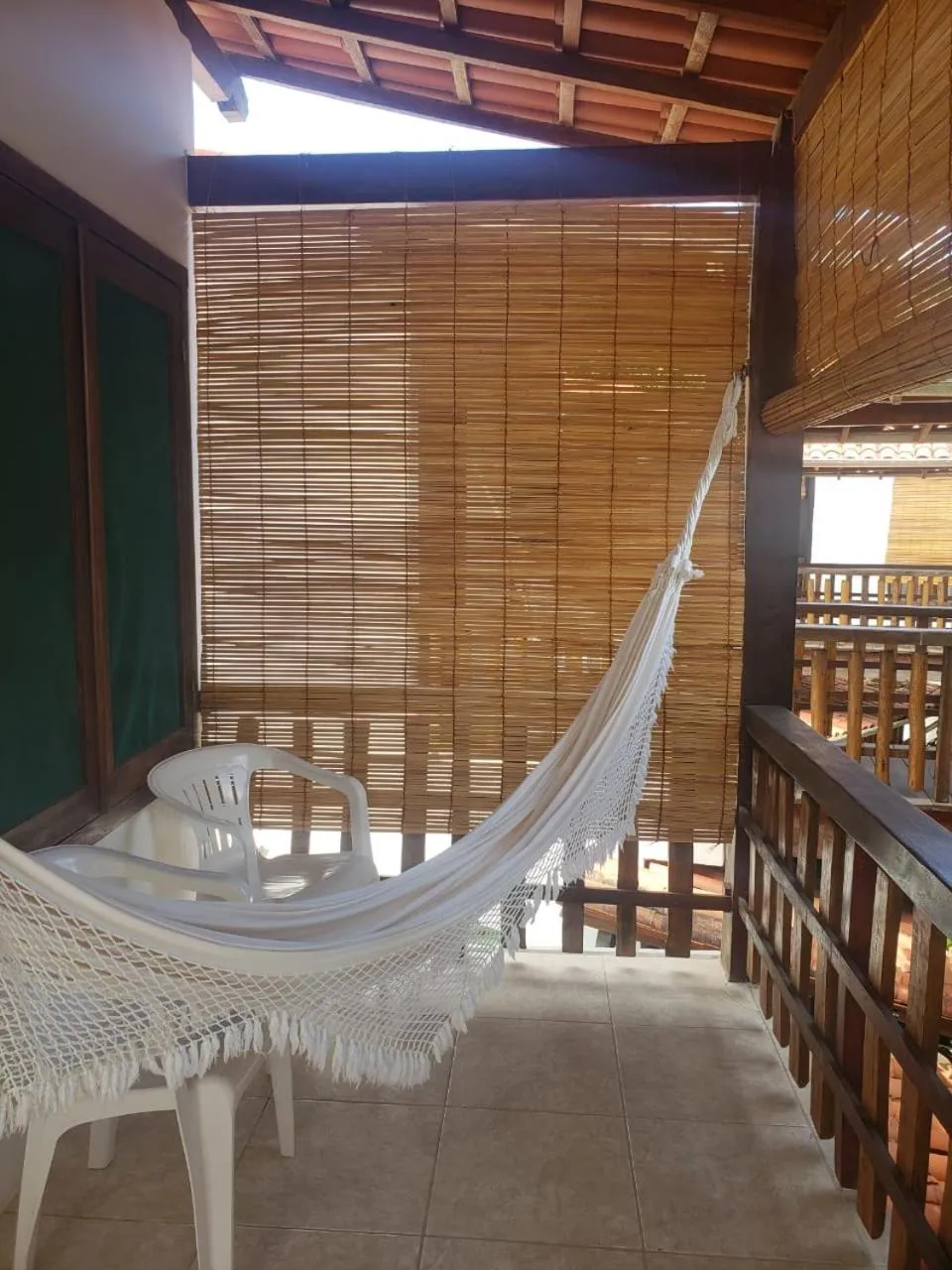 Balcony/Terrace in Pousada Meu Sossego