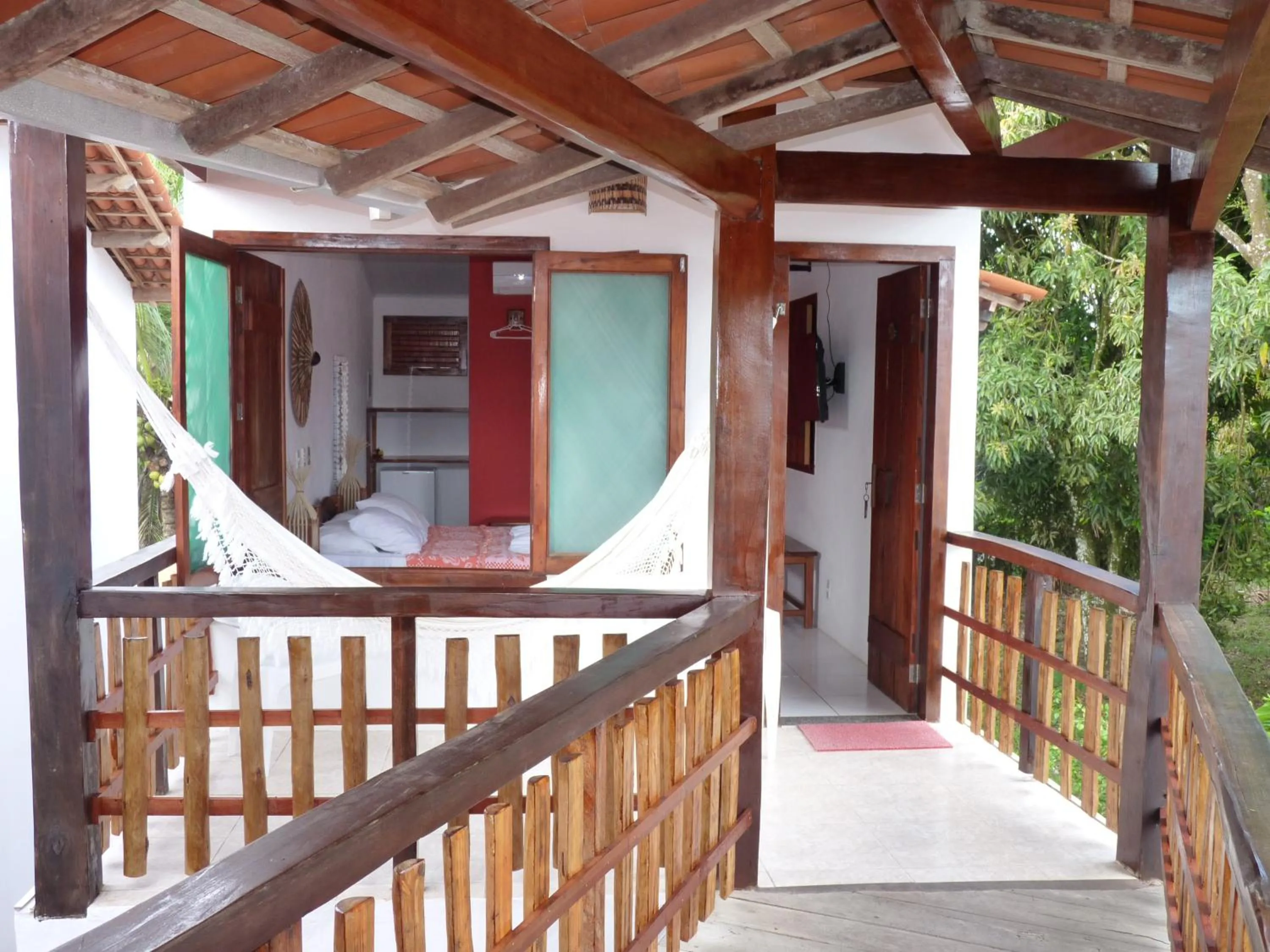 Balcony/Terrace in Pousada Meu Sossego