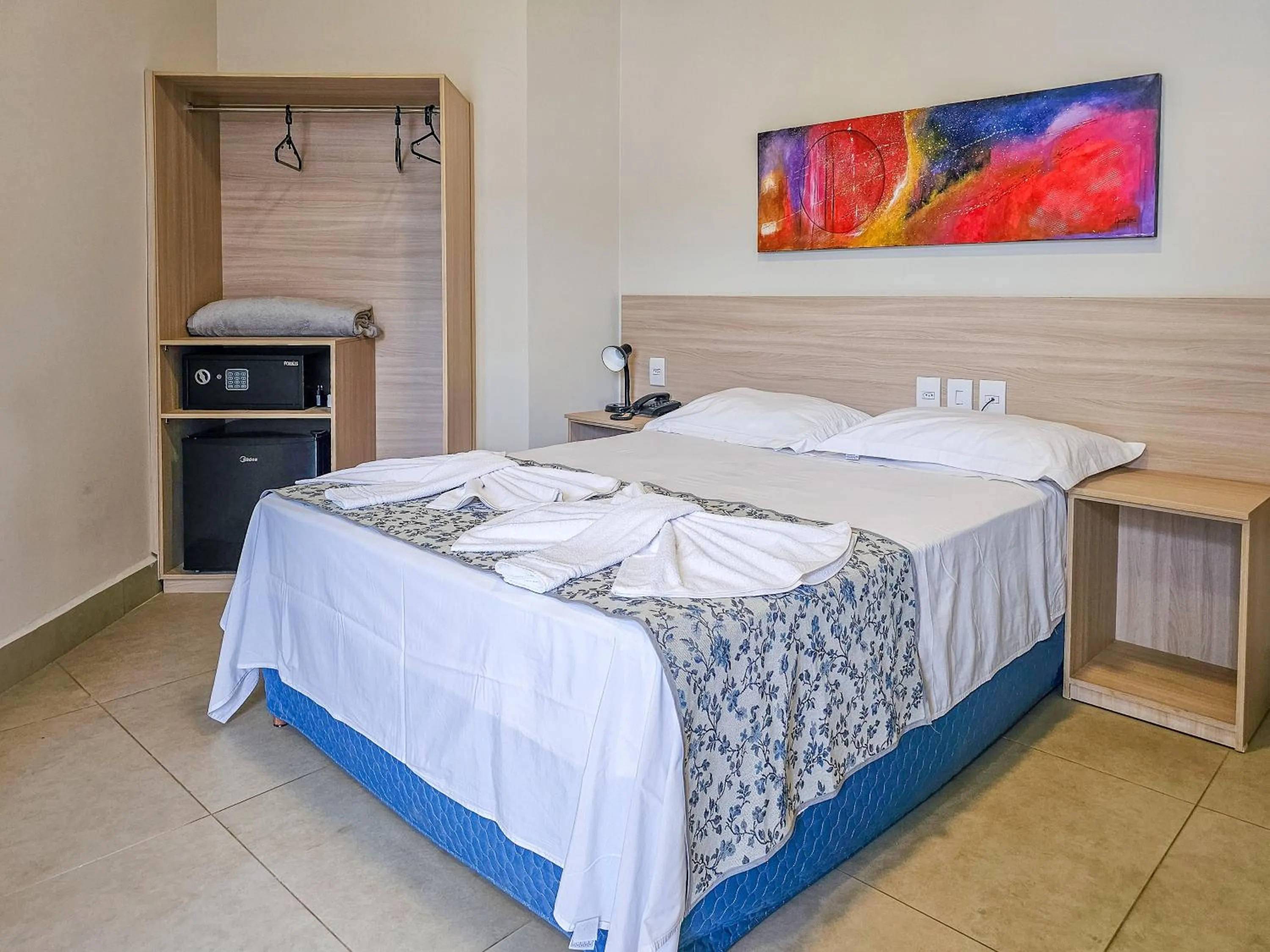 Bed in Hotel Verdes Mares