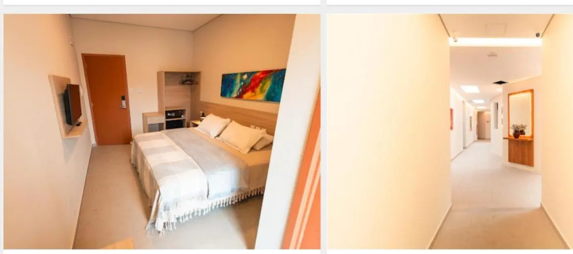 Property building, Bed in Hotel Verdes Mares