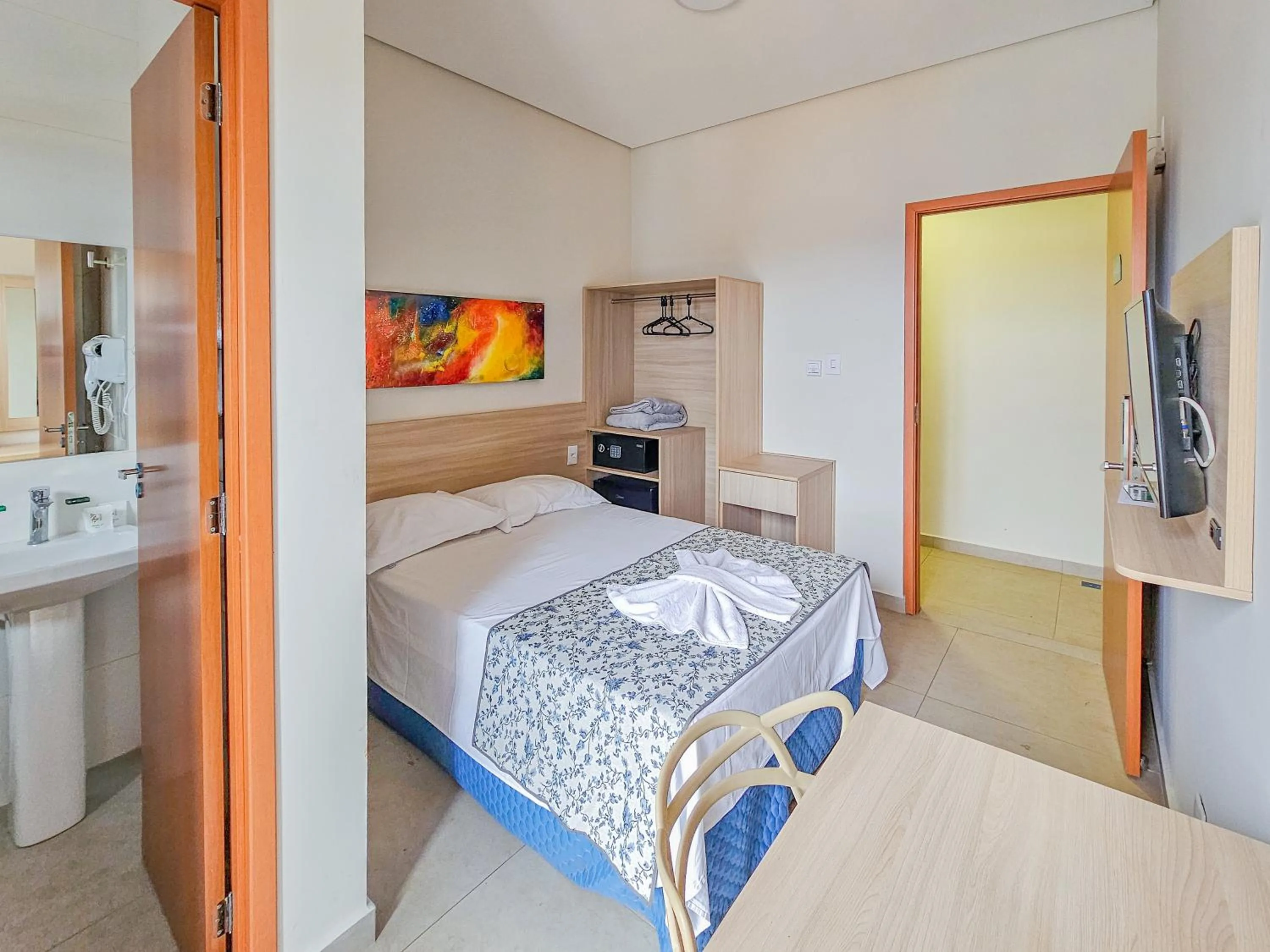 Bed in Hotel Verdes Mares