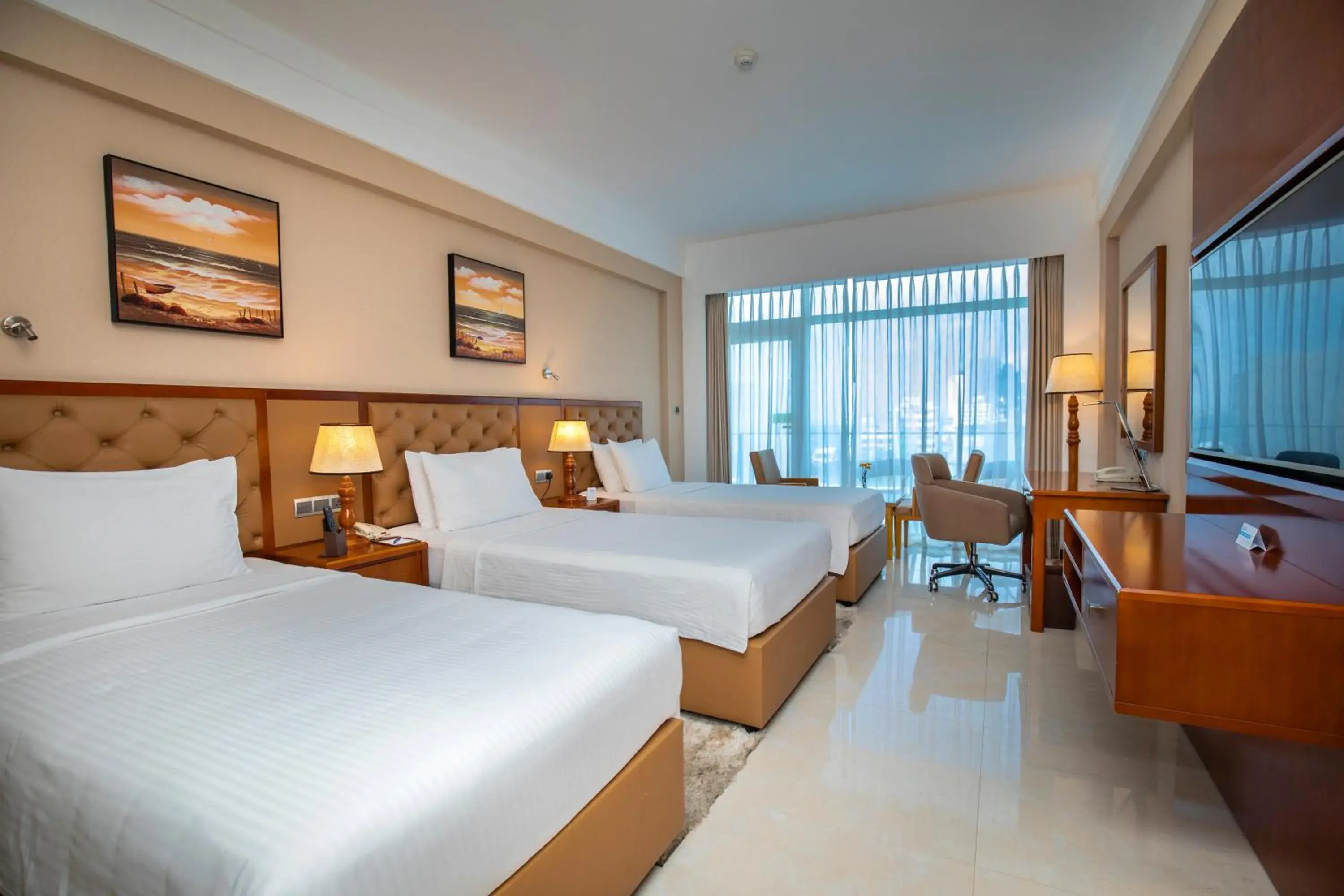 Superior Triple Room with Complimentary City Tour & Access to Beach Lounge in Marino Beach Colombo Superior Triple Room with Complimentary City Tour & Access to Beach Lounge in Marino Beach Colombo