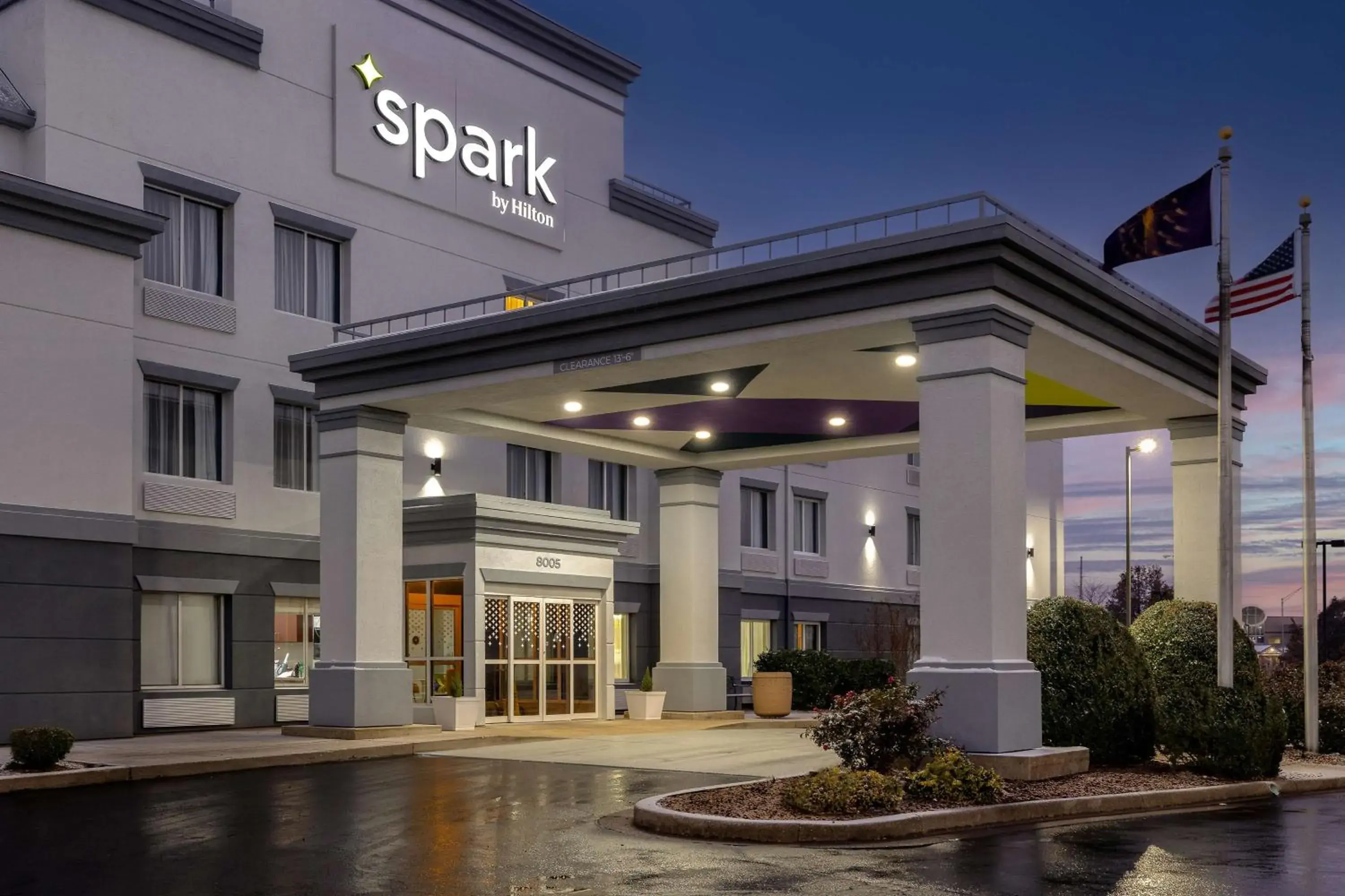Property building in Spark By Hilton Evansville East, In Property building in Spark By Hilton Evansville East, In