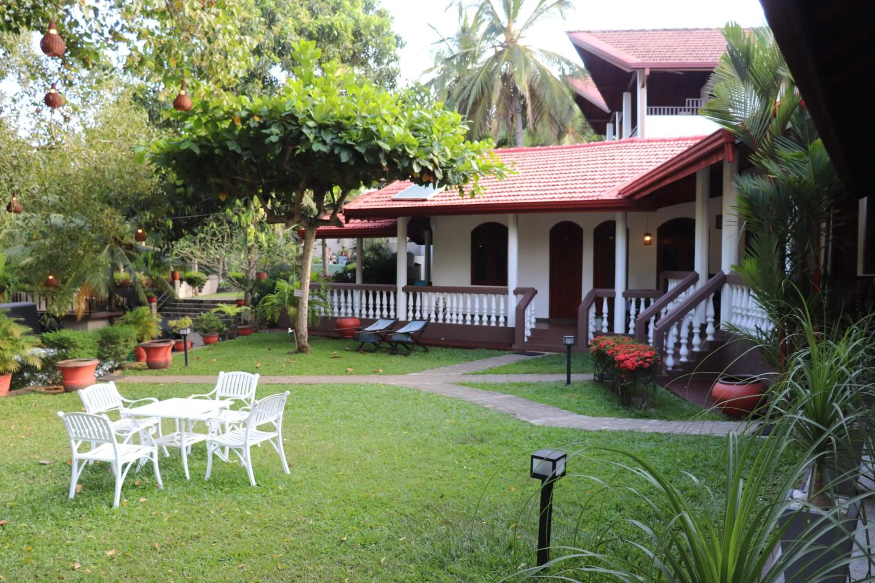 Garden in Goyambokka Guesthouse