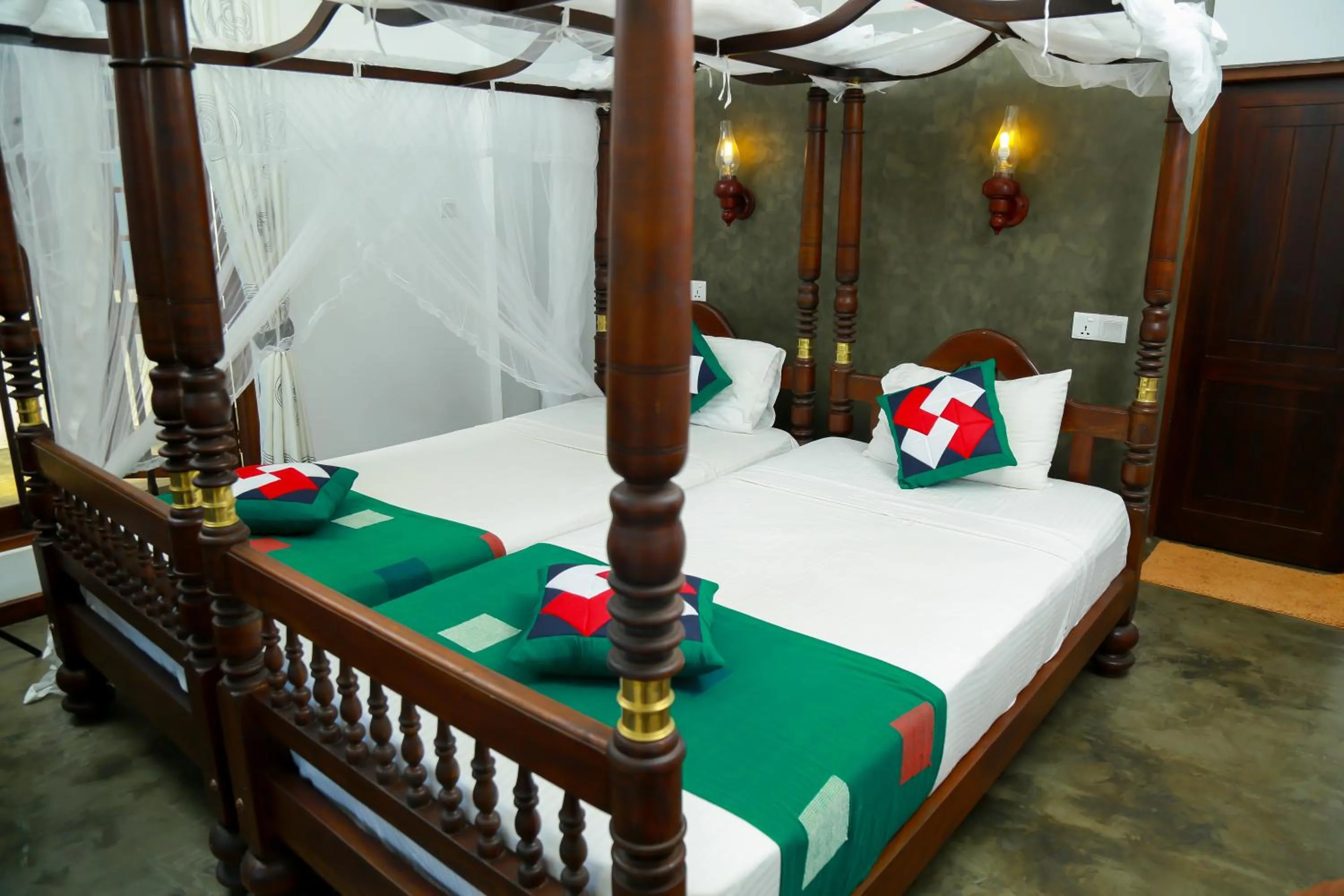 Bed in Goyambokka Guesthouse