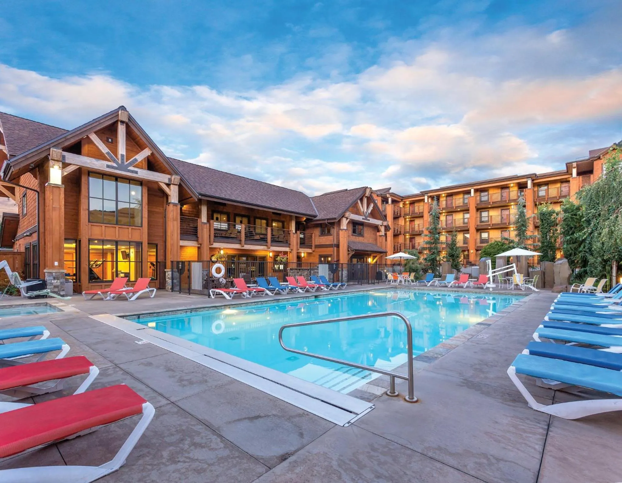Swimming pool in WorldMark Chelan - Lake House