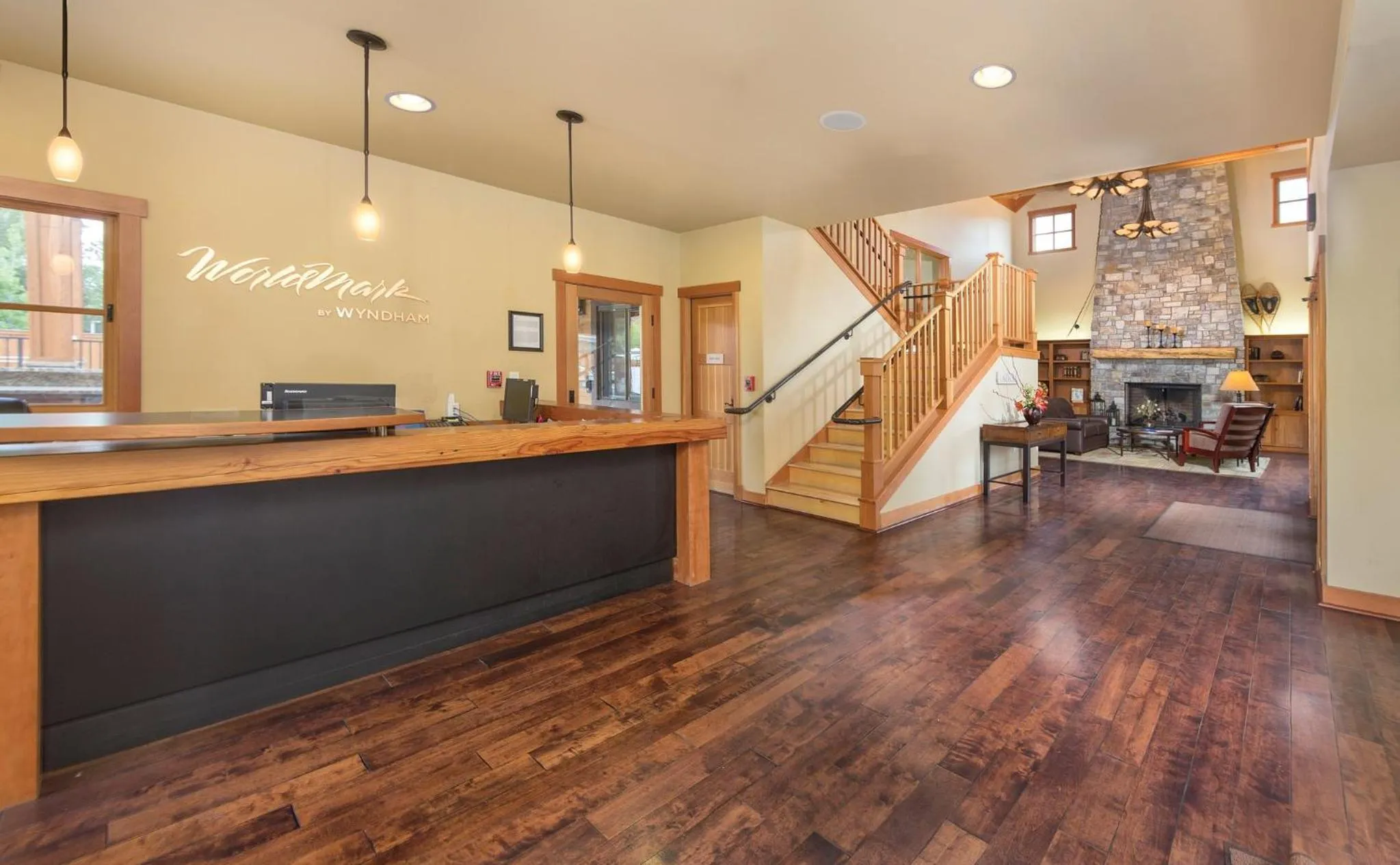 Lobby or reception in WorldMark Chelan - Lake House