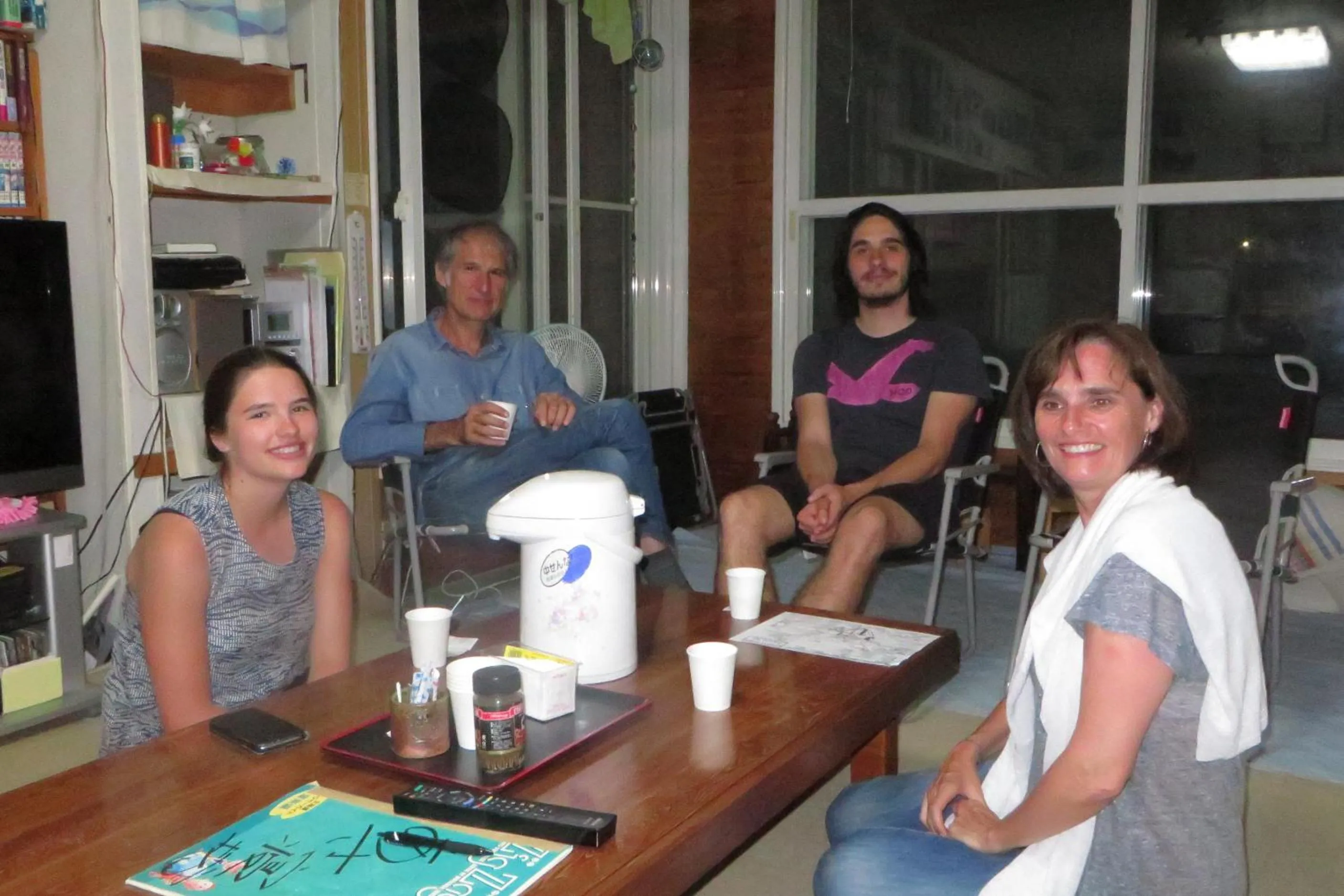 group of guests in Traveler's Inn Asanebo