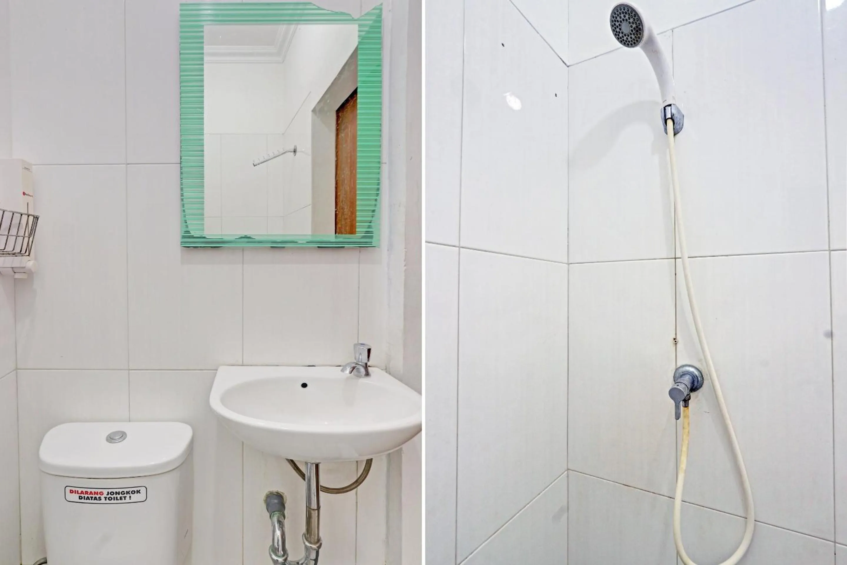 Bathroom in Hotel O Near Mall Ciputra 2