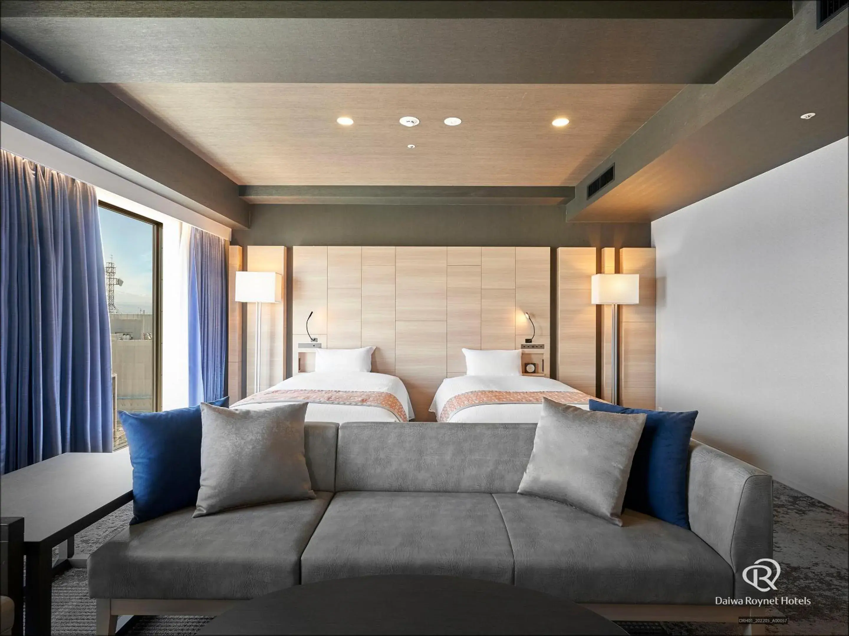 Photo of the whole room, Bed in Daiwa Roynet Hotel Aomori Photo of the whole room, Bed in Daiwa Roynet Hotel Aomori