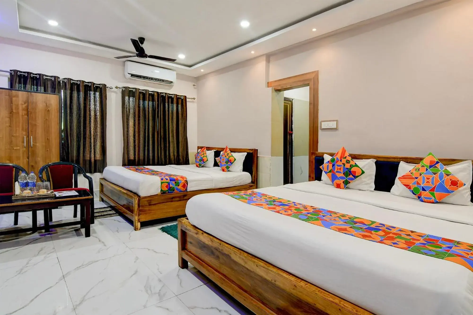 Bed in FabHotel Seven Inn Bed in FabHotel Seven Inn