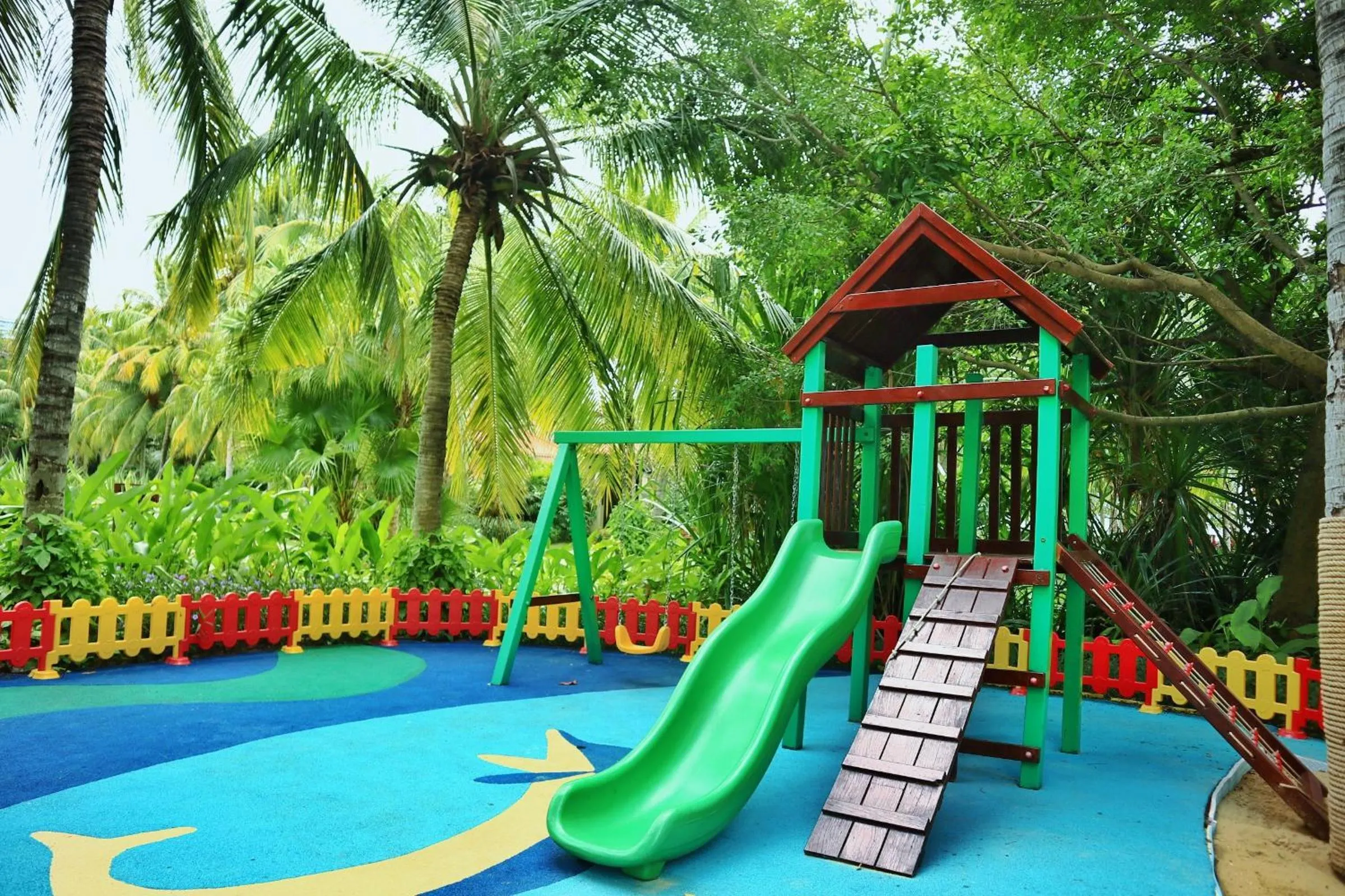 Children play ground in Banyan Tree Sanya