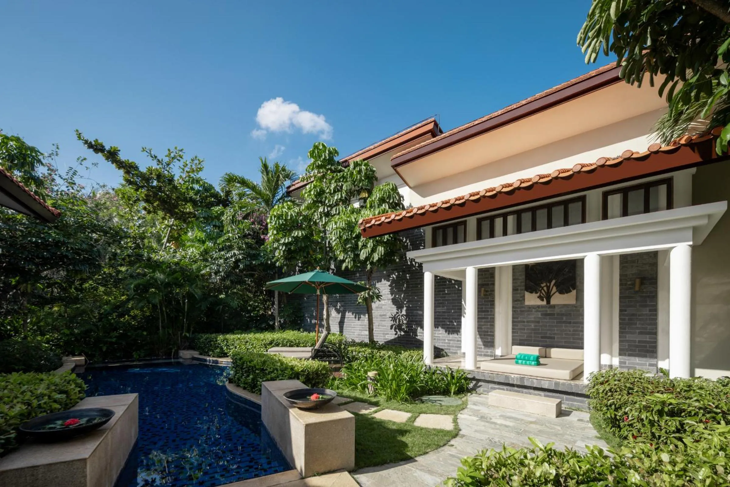 Garden in Banyan Tree Sanya