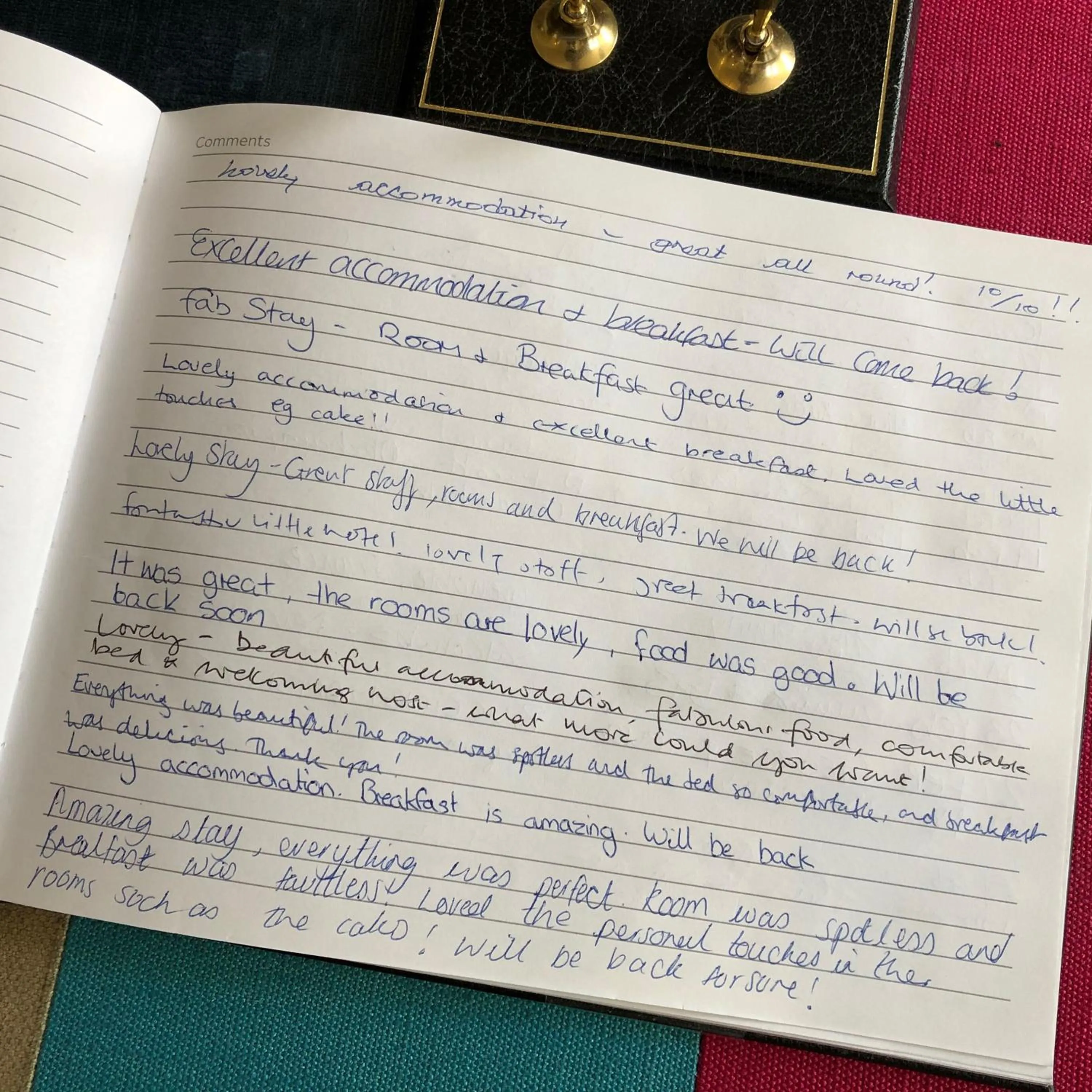 Decorative detail in Chestnuts House Boutique B&B