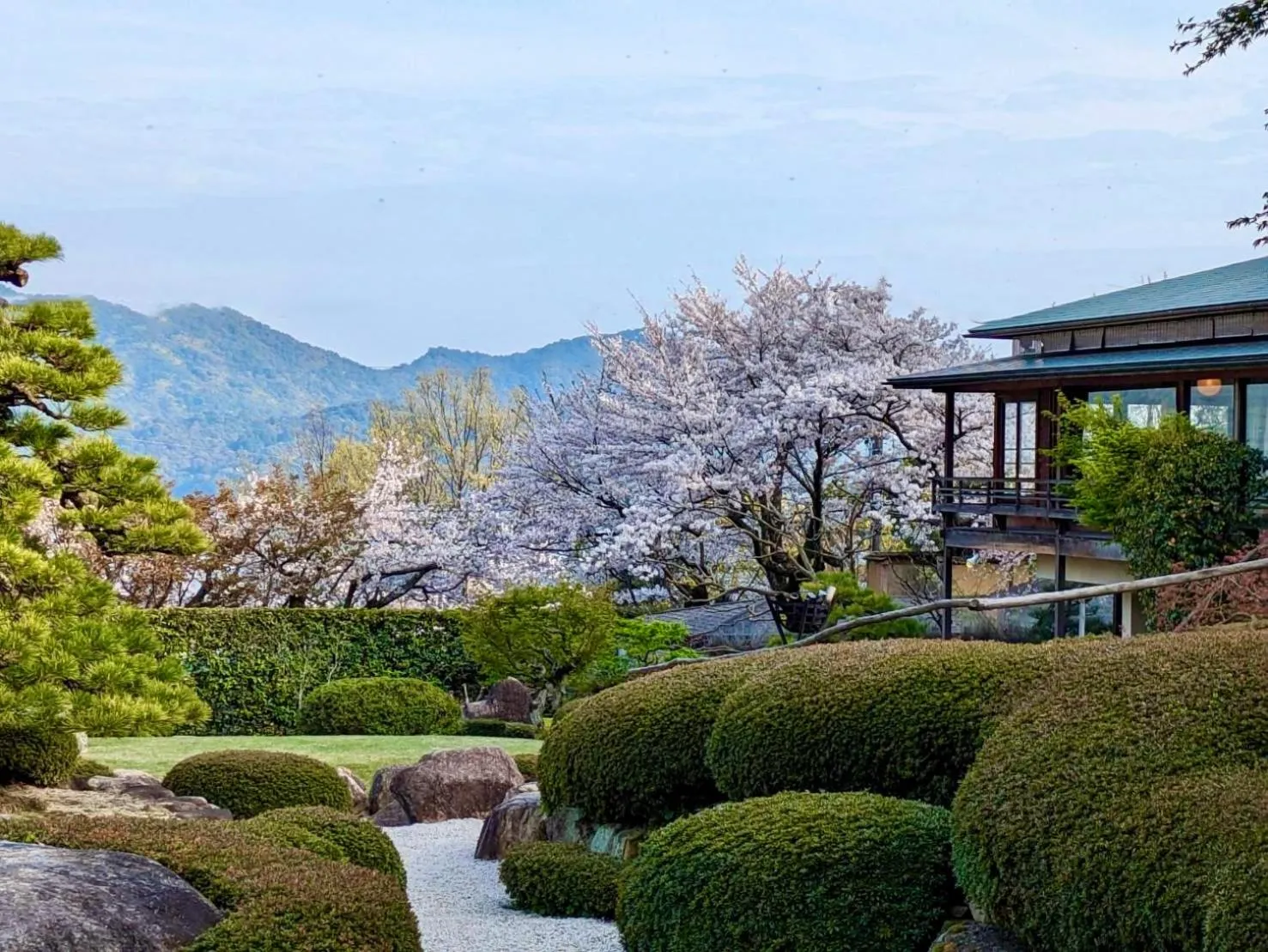 Garden view in Sekitei