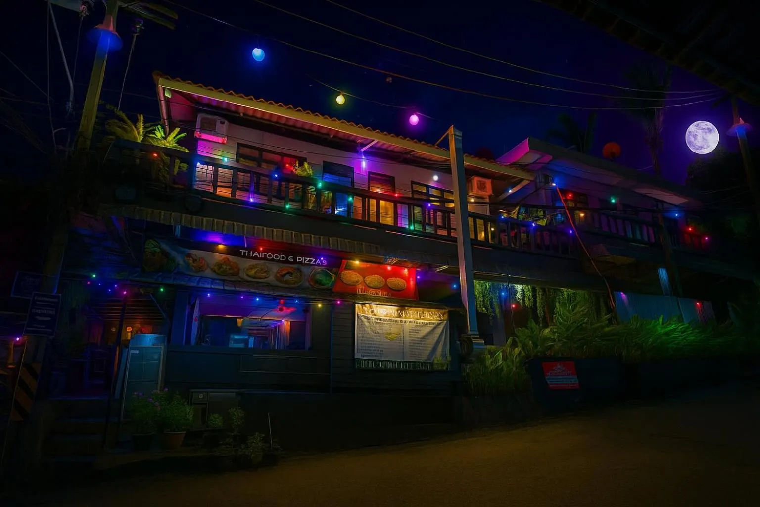 Night in Eclipse Hostel and Bar