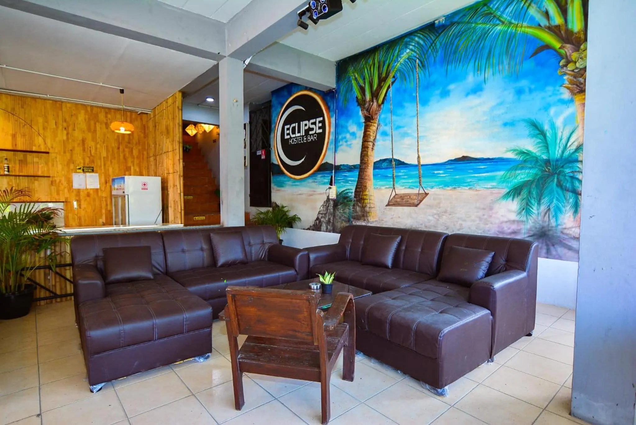 Living room in Eclipse Hostel and Bar