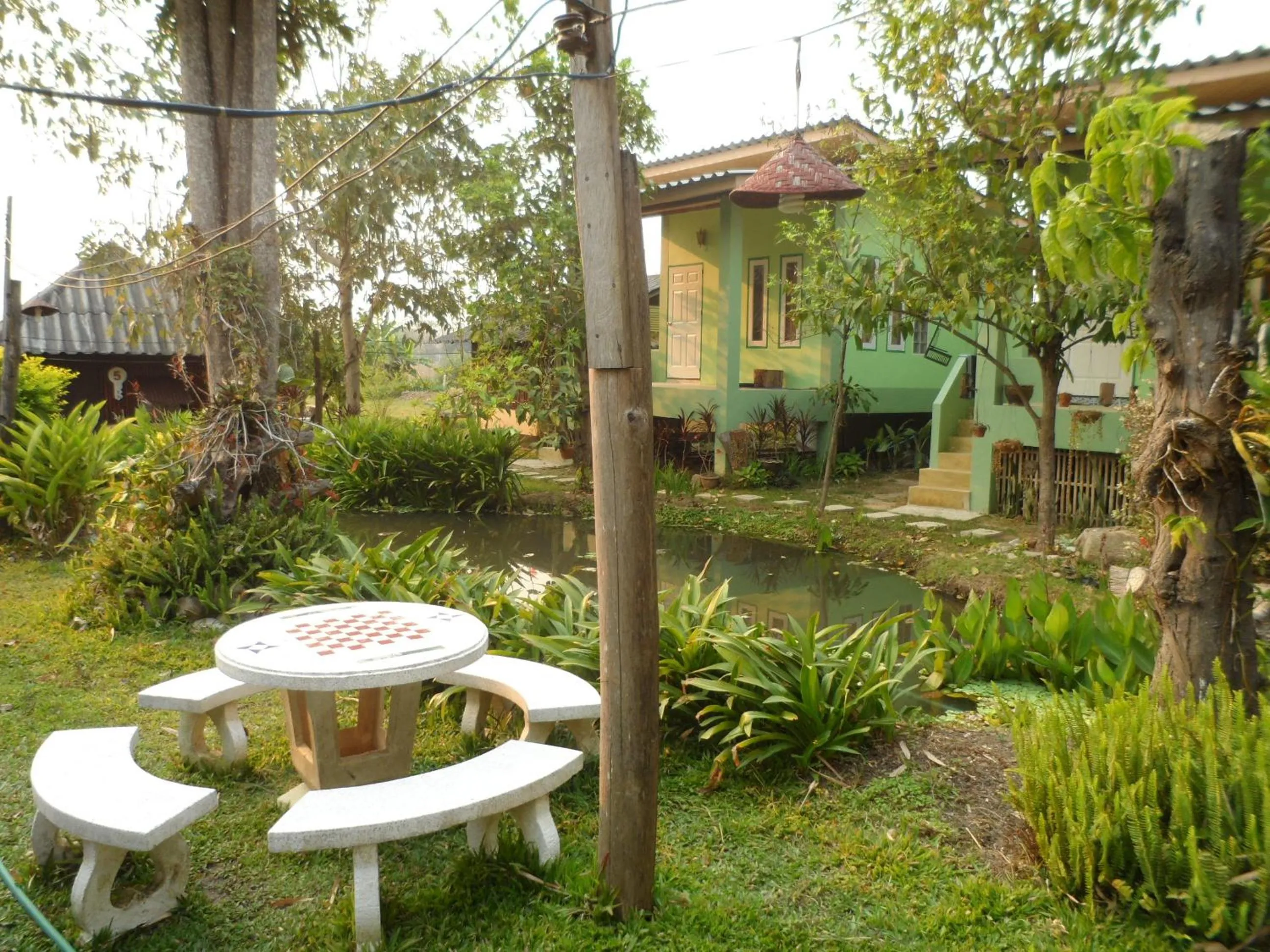 Garden in Rainbow House Pai