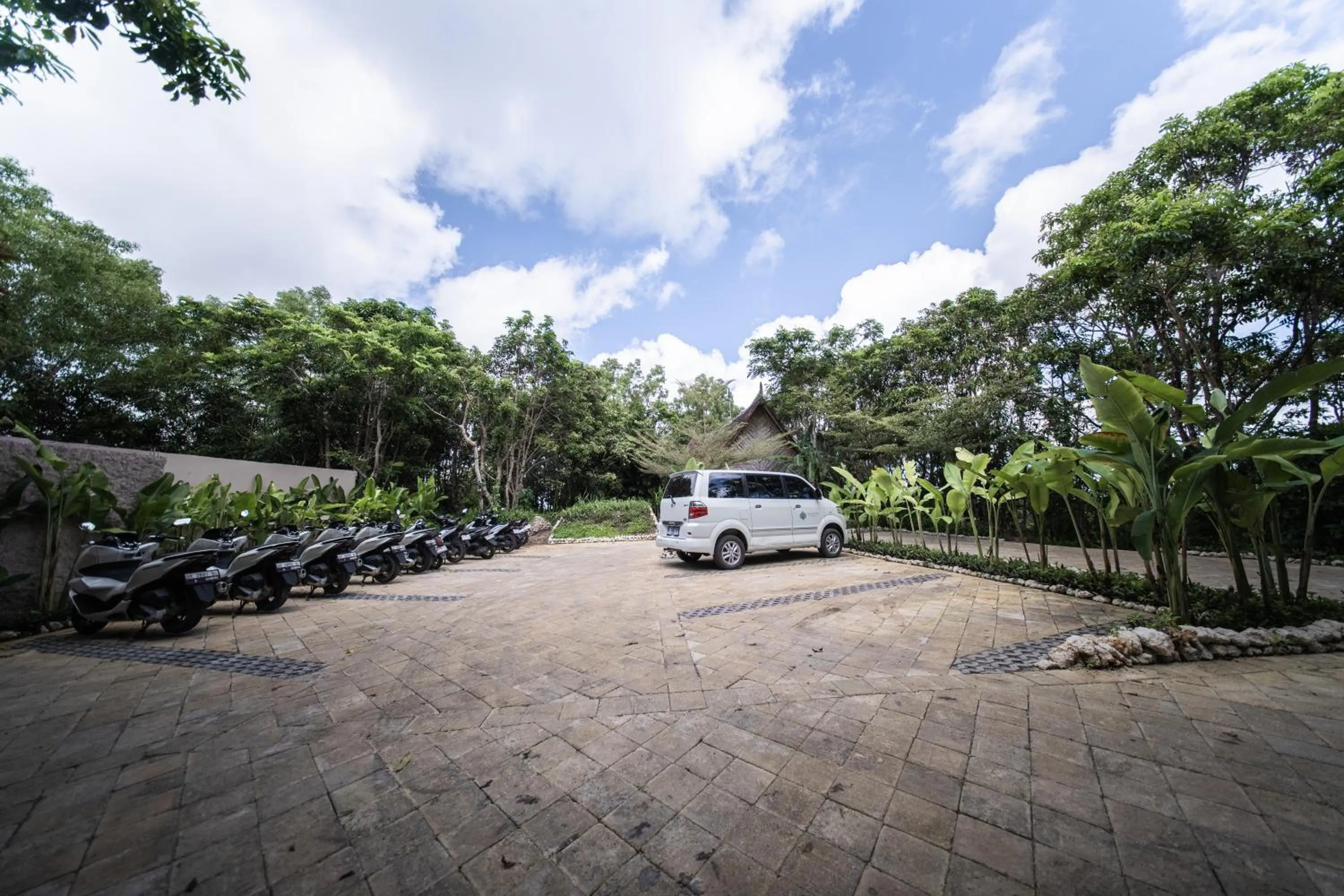 Parking in The Mesare Eco Resort