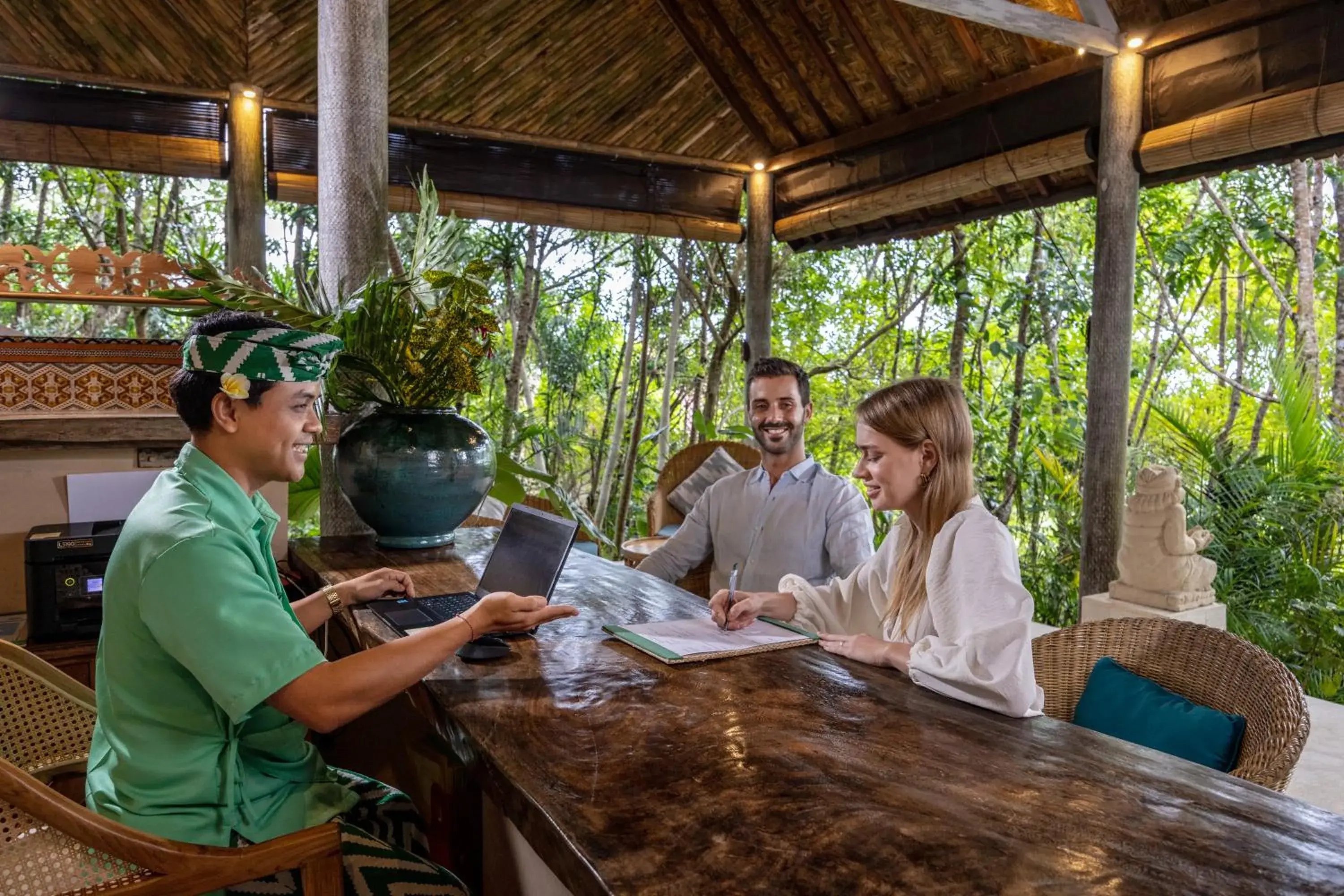 Lobby or reception in The Mesare Eco Resort Lobby or reception in The Mesare Eco Resort