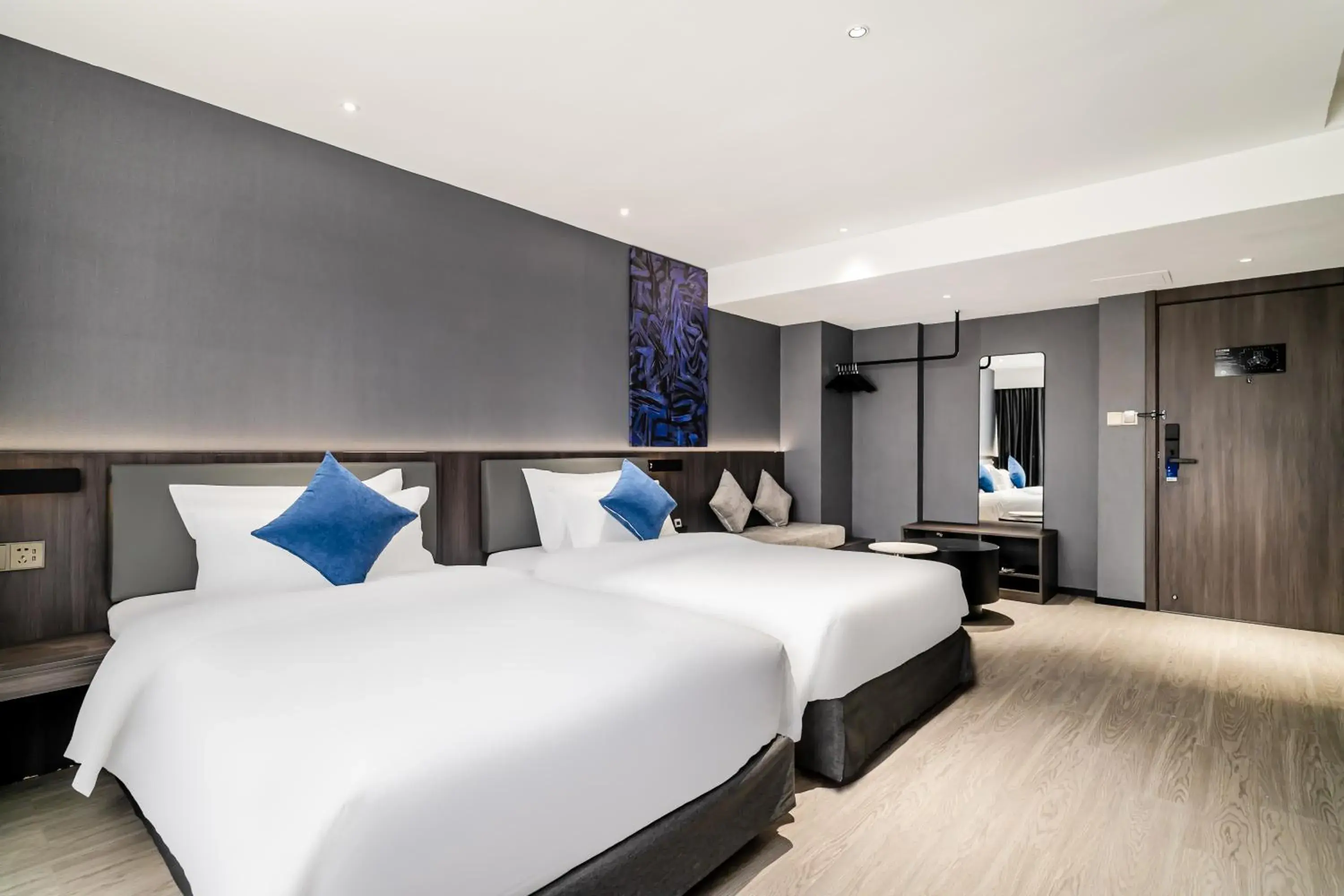 Bedroom, Bed in Insail Hotels (Guangyuanxincun Jingtai Pedestrian Street Guangzhou) Bedroom, Bed in Insail Hotels (Guangyuanxincun Jingtai Pedestrian Street Guangzhou)