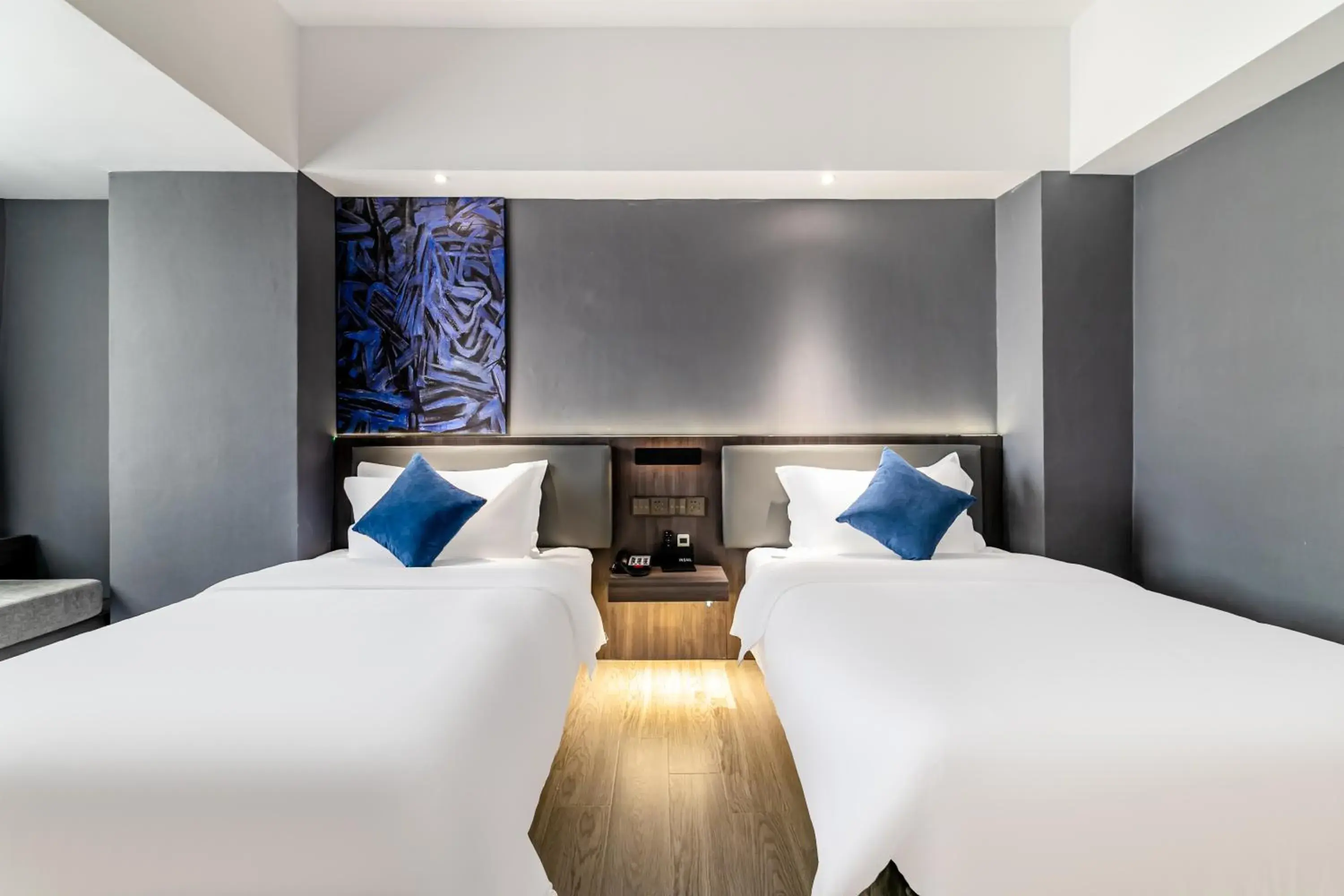 Bedroom, Bed in Insail Hotels (Guangyuanxincun Jingtai Pedestrian Street Guangzhou) Bedroom, Bed in Insail Hotels (Guangyuanxincun Jingtai Pedestrian Street Guangzhou)