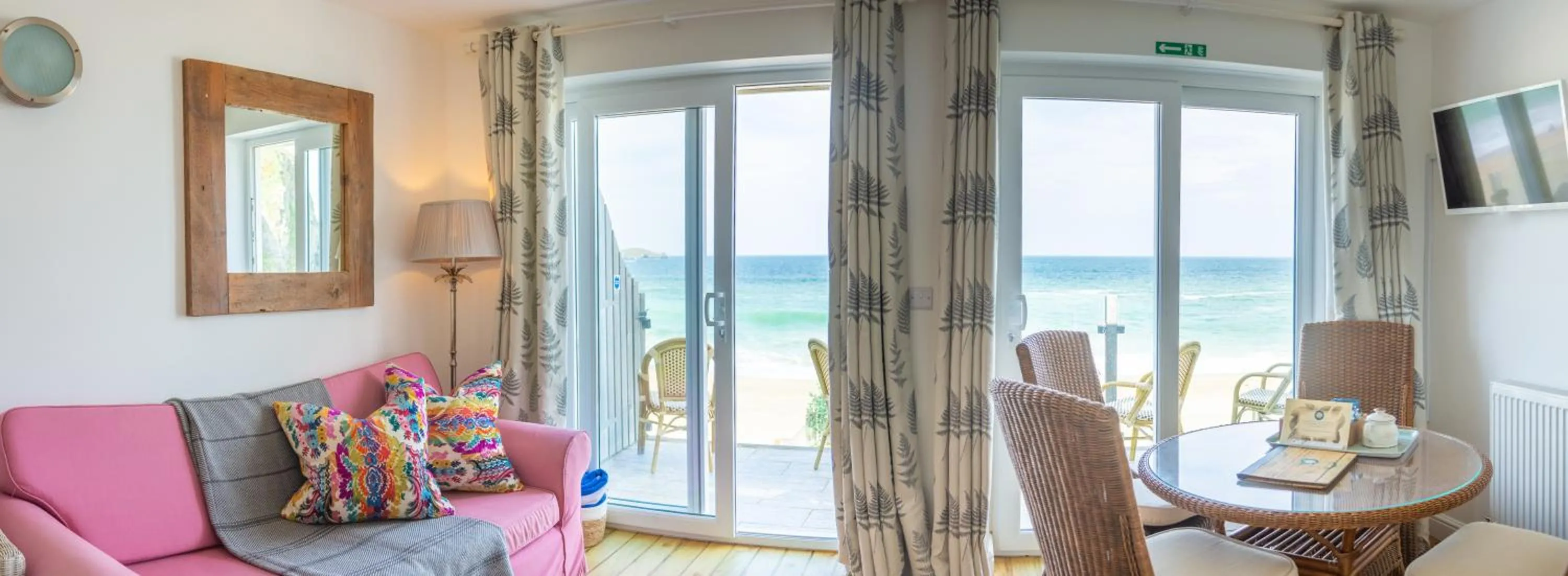 Balcony/Terrace in Tolcarne Beach Apartments